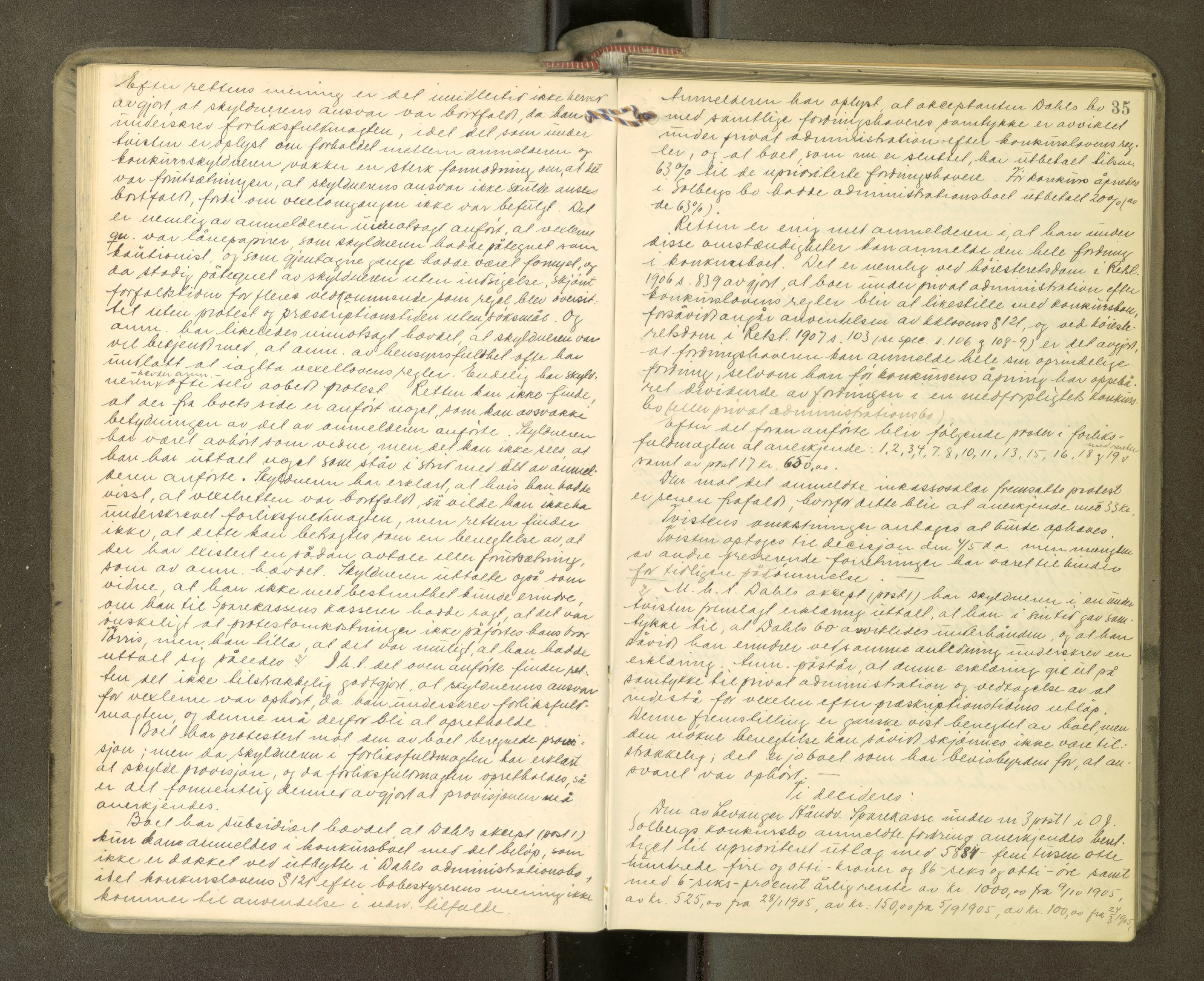 Stjør- og Verdal sorenskriveri, AV/SAT-A-4167/1/3/3B/L0011: Skifteforhandlingsprotokoll, 1909-1912, s. 35