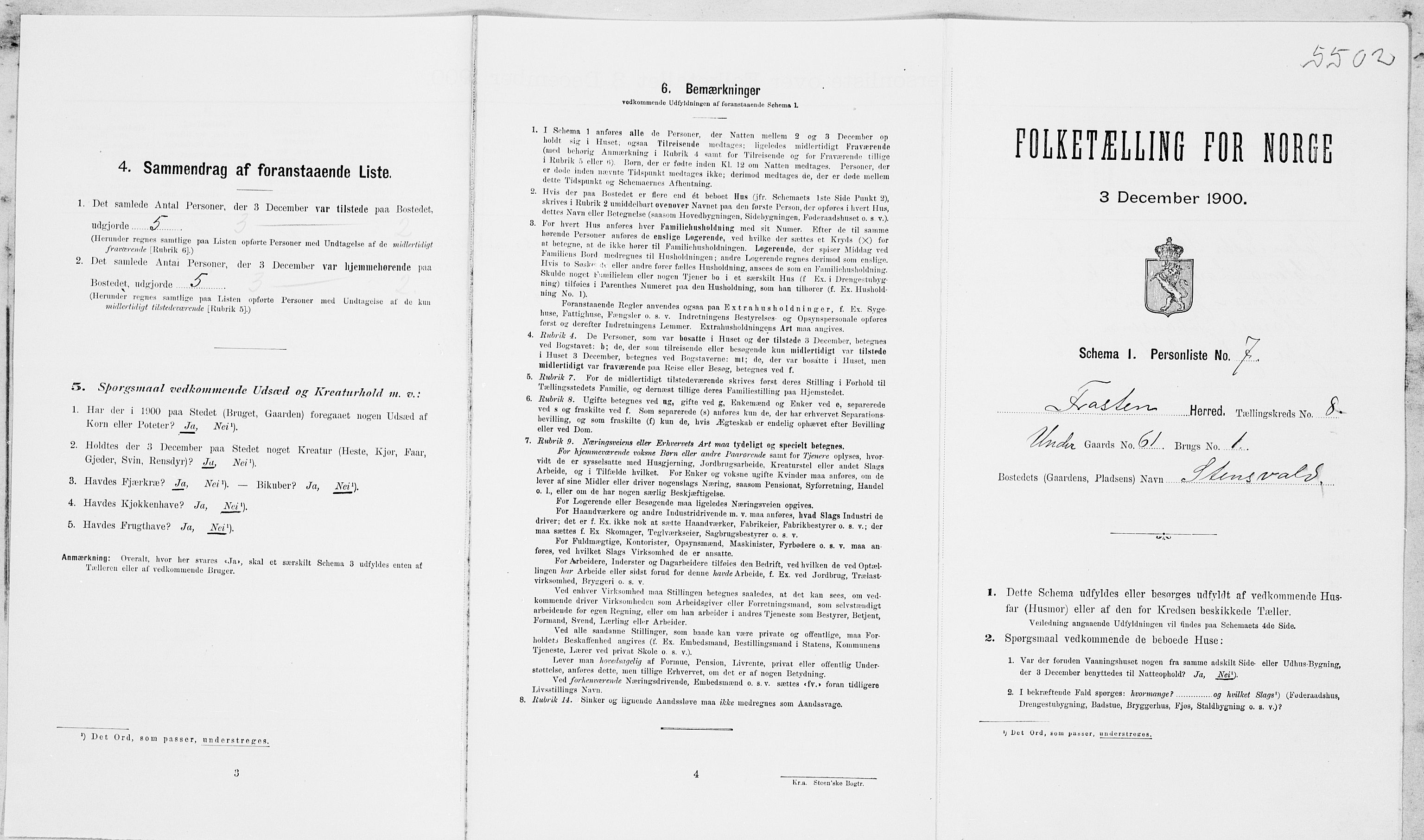 SAT, Folketelling 1900 for 1717 Frosta herred, 1900, s. 937