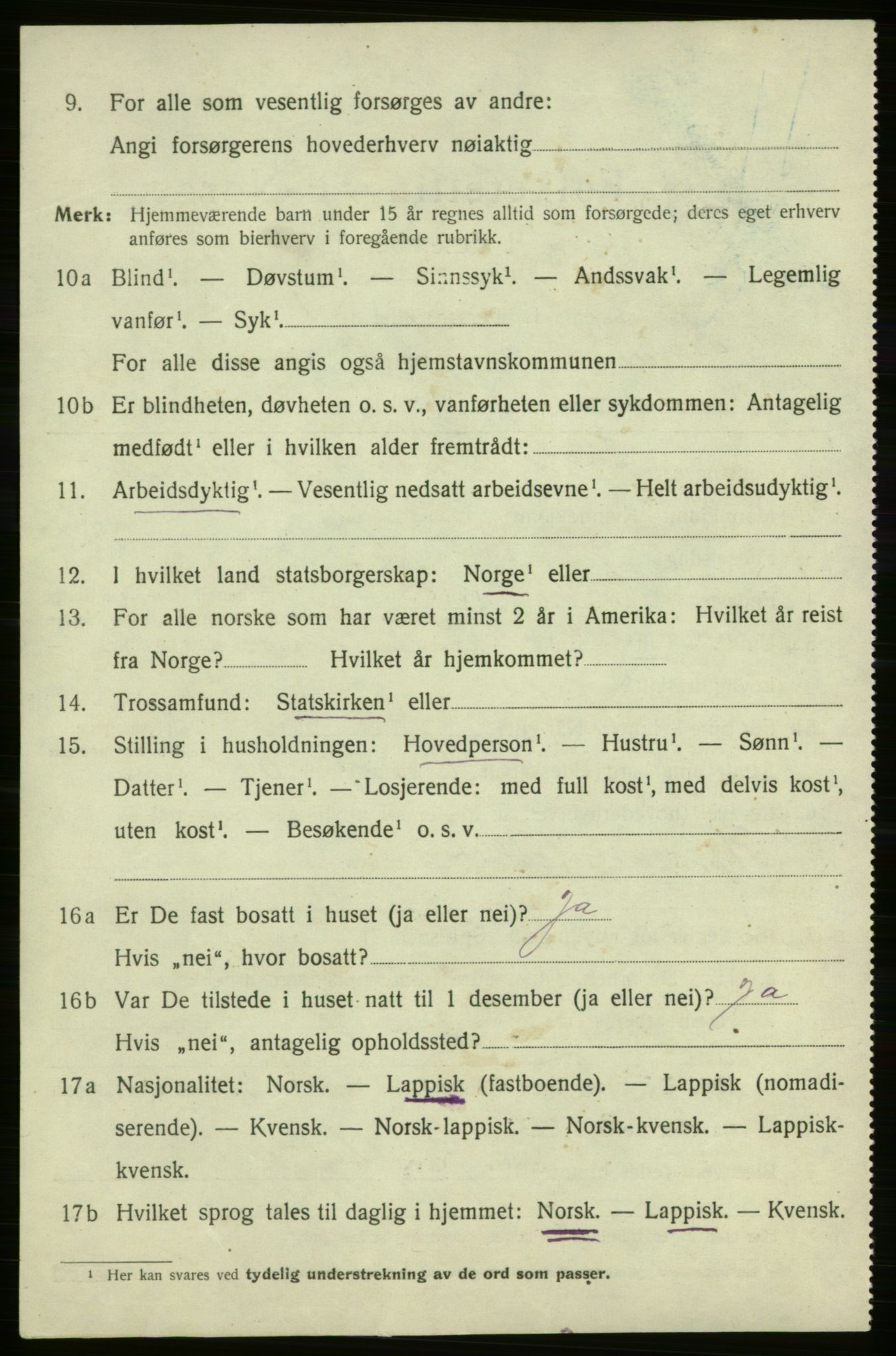 SATØ, Folketelling 1920 for 2018 Måsøy herred, 1920, s. 5051