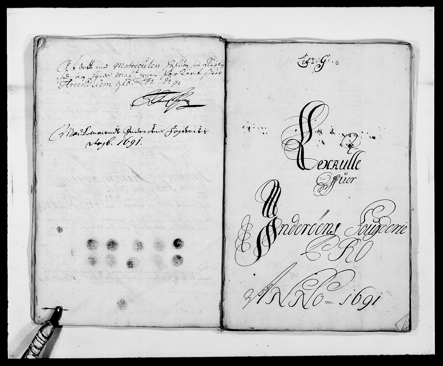 Rentekammeret inntil 1814, Reviderte regnskaper, Fogderegnskap, AV/RA-EA-4092/R63/L4307: Fogderegnskap Inderøy, 1690-1691, s. 312