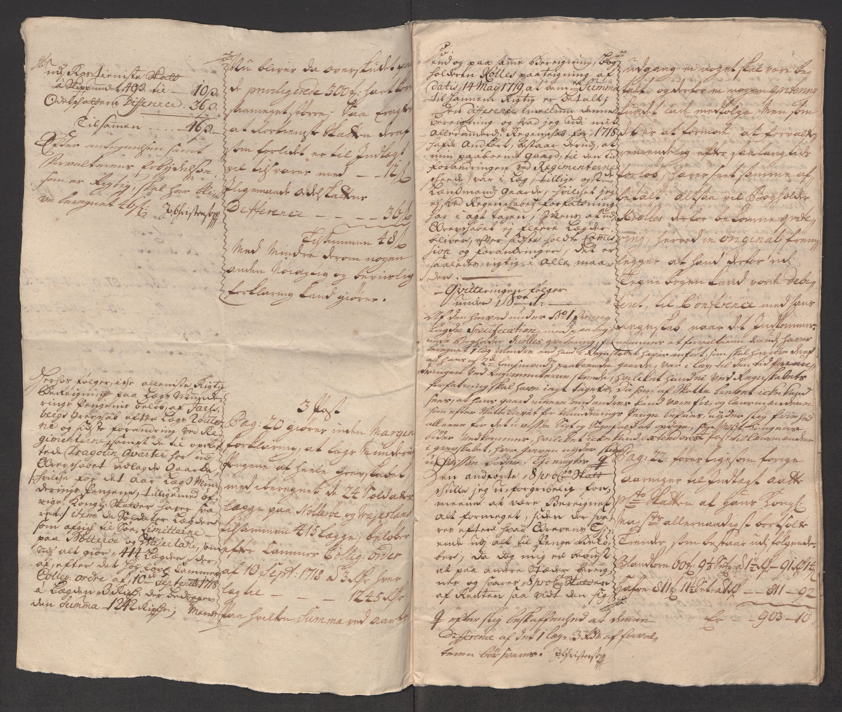 Rentekammeret inntil 1814, Reviderte regnskaper, Fogderegnskap, AV/RA-EA-4092/R32/L1882: Fogderegnskap Jarlsberg grevskap, 1718, s. 490