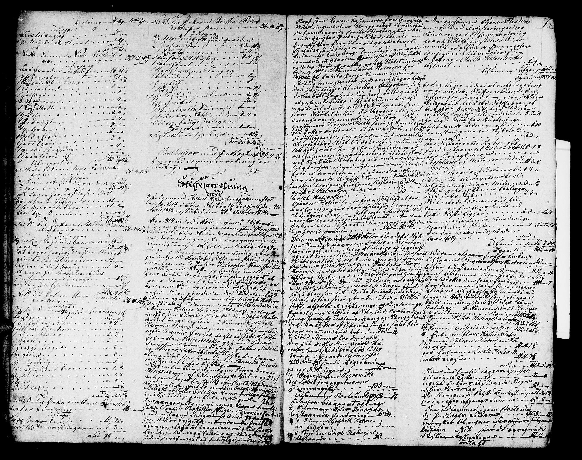 Sunnhordland sorenskrivar, AV/SAB-A-2401/1/H/Ha/Haa/L0013: Skifteprotokollar. Register i protokoll, 1814-1819, s. 6b-7a