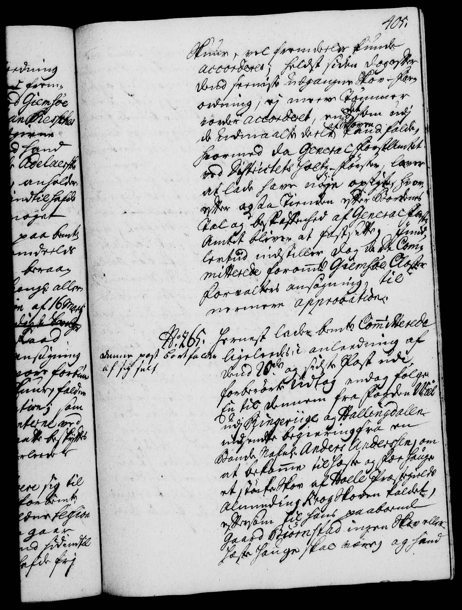 Rentekammeret, Kammerkanselliet, RA/EA-3111/G/Gh/Gha/L0022: Norsk ekstraktmemorialprotokoll (merket RK 53.67), 1739-1741, s. 405