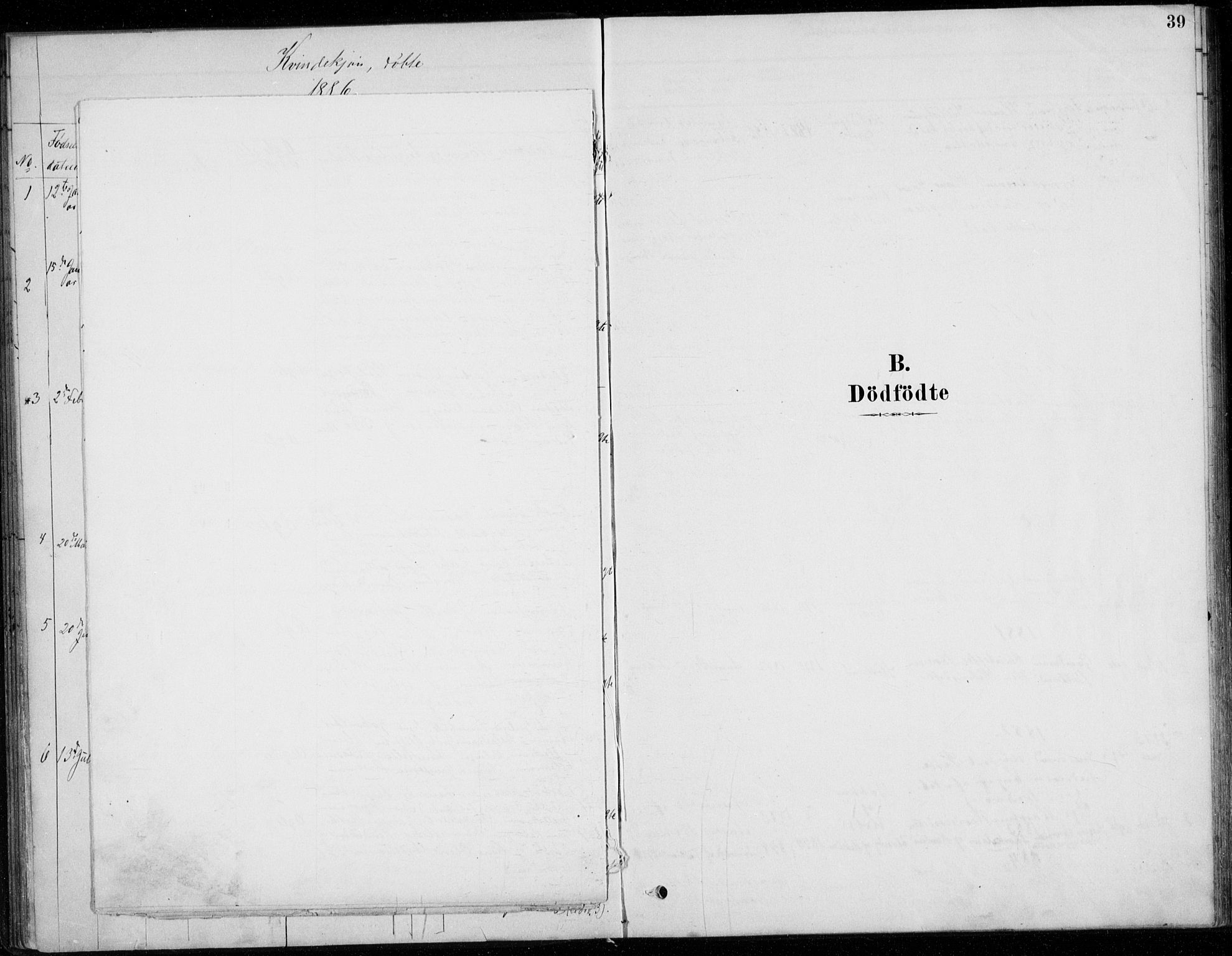 Fet prestekontor Kirkebøker, AV/SAO-A-10370a/G/Gb/L0002: Klokkerbok nr. II 2, 1878-1911, s. 39