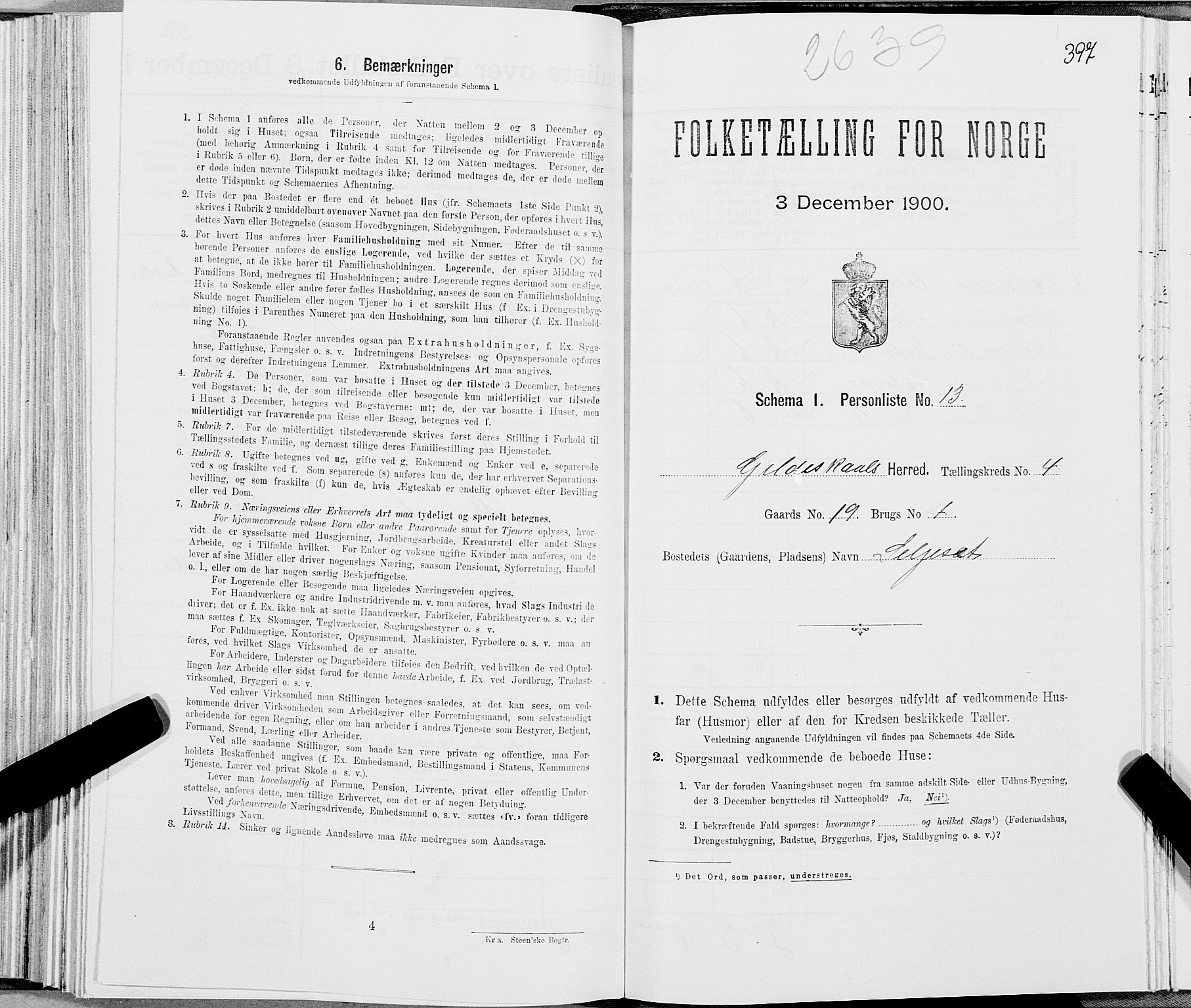 SAT, Folketelling 1900 for 1838 Gildeskål herred, 1900, s. 440