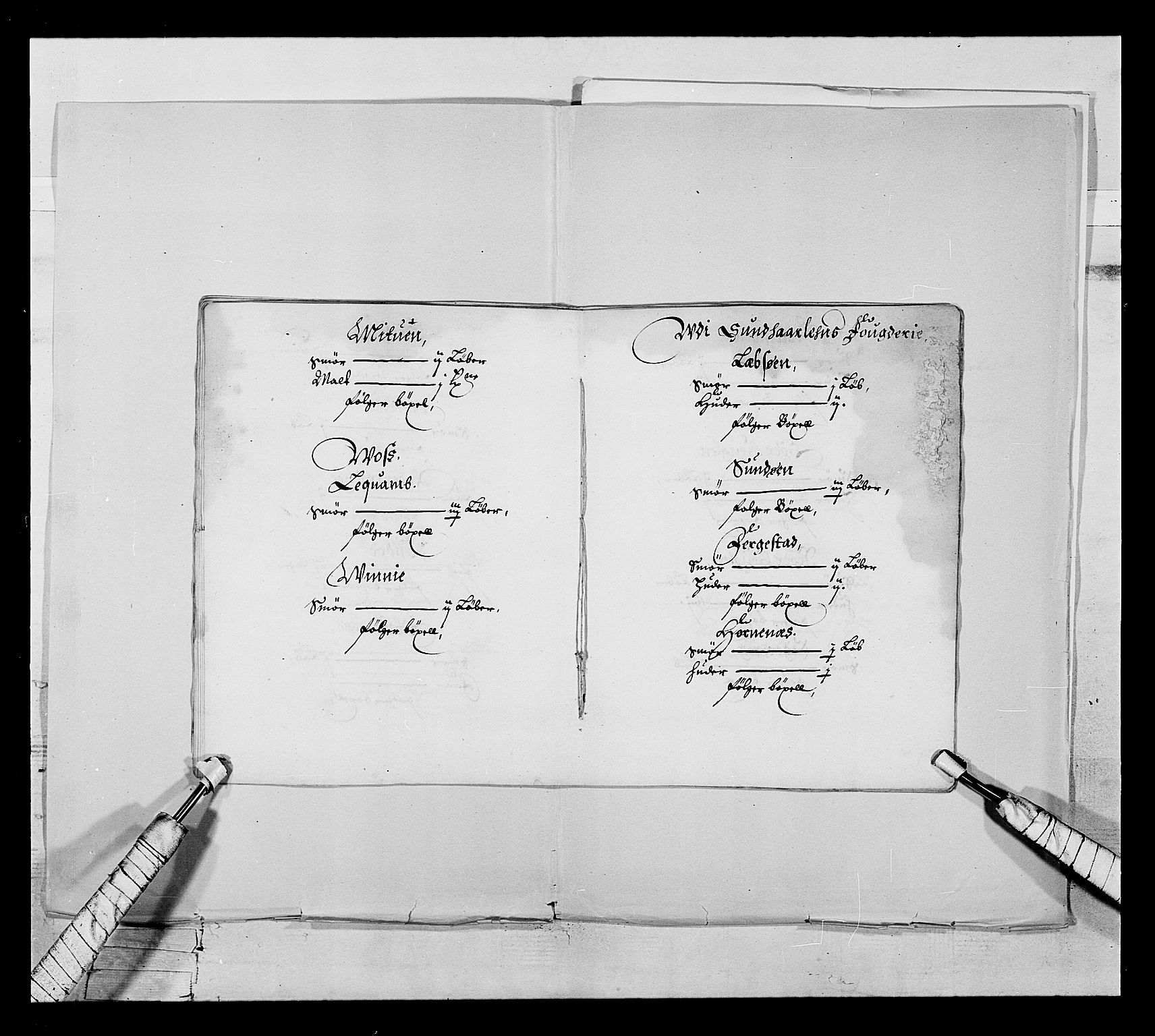 Stattholderembetet 1572-1771, AV/RA-EA-2870/Ek/L0021/0001: Jordebøker 1633-1658: / Adelsjordebøker innlevert til hyllingen i august 1648 og senere, 1648-1649, s. 205