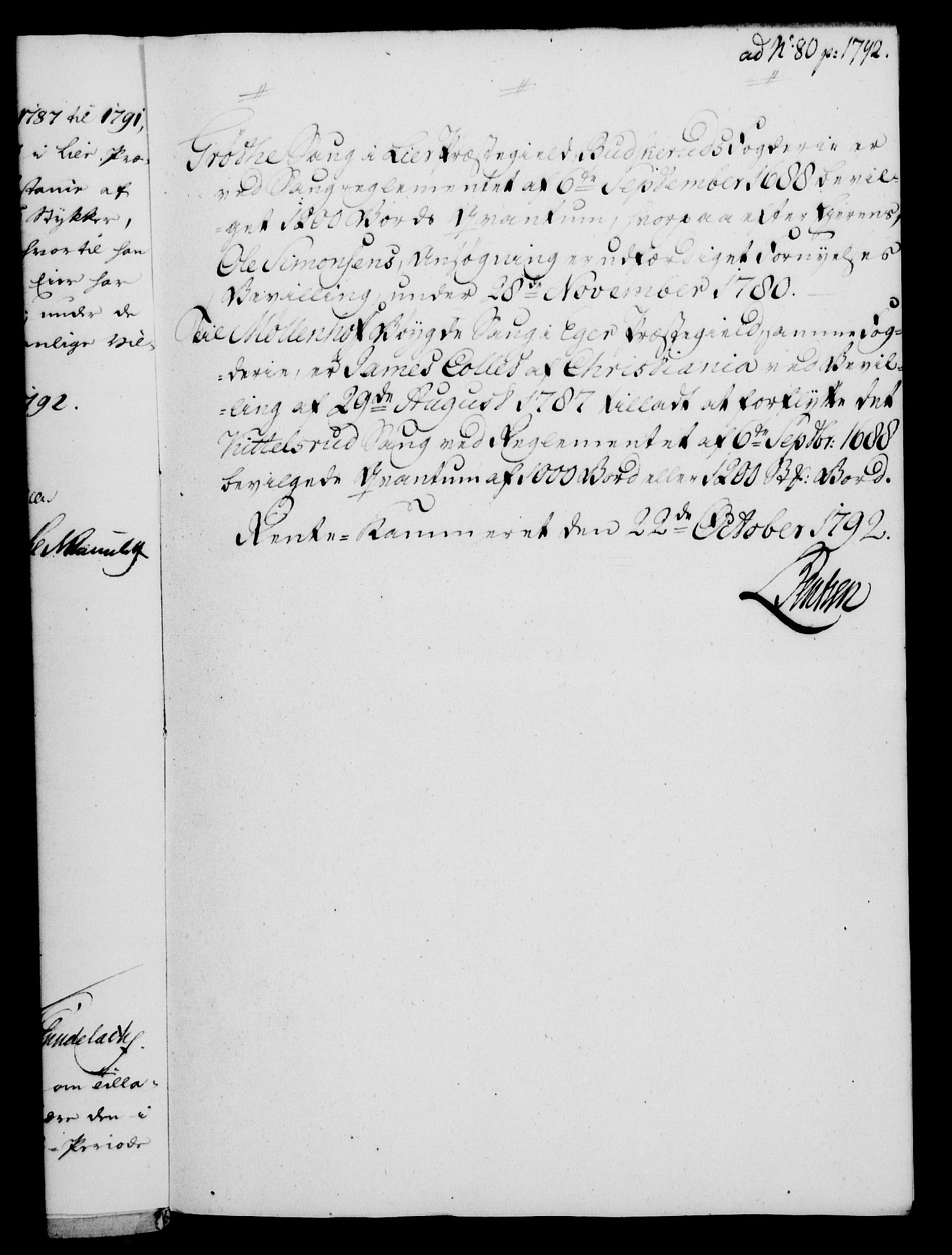 Rentekammeret, Kammerkanselliet, RA/EA-3111/G/Gf/Gfa/L0074: Norsk relasjons- og resolusjonsprotokoll (merket RK 52.74), 1792, s. 472