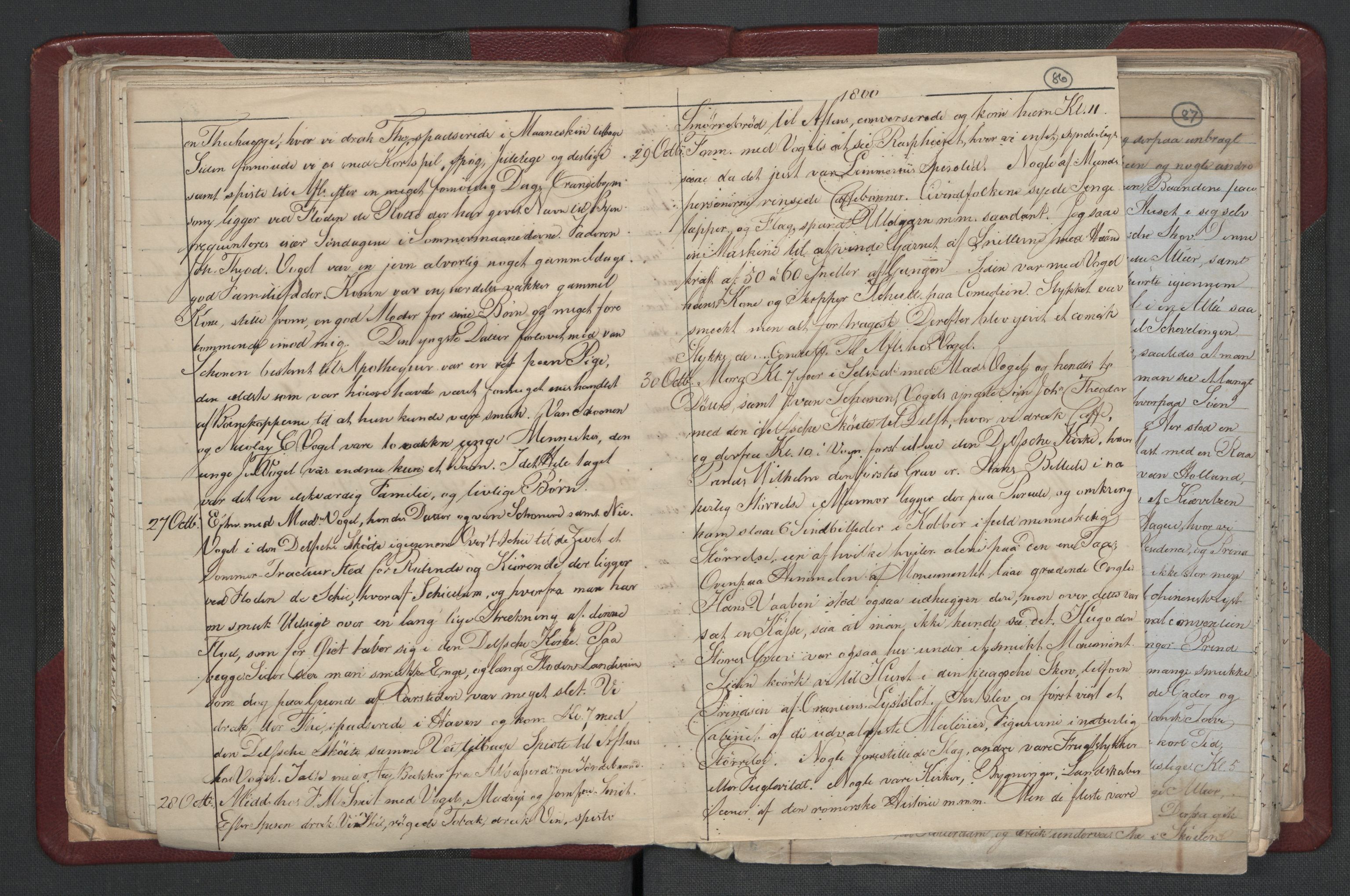 Meltzer, Fredrik, AV/RA-PA-0028/F/L0001: Dagbok for årene 1796-1808, 1811, 1817, 1796-1817, s. 85b-86a