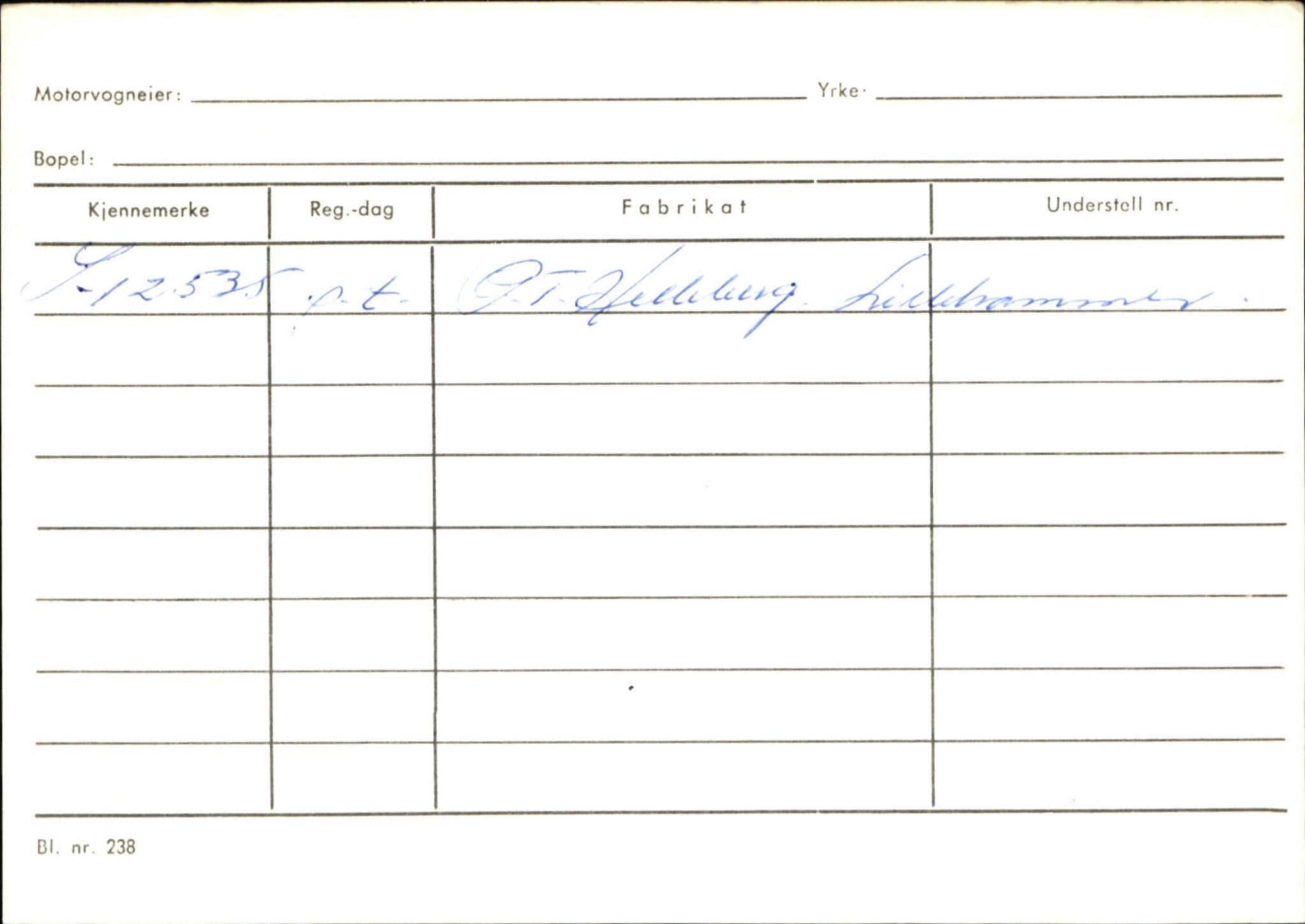 Statens vegvesen, Sogn og Fjordane vegkontor, SAB/A-5301/4/F/L0131: Eigarregister Høyanger P-Å. Stryn S-Å, 1945-1975, s. 1130