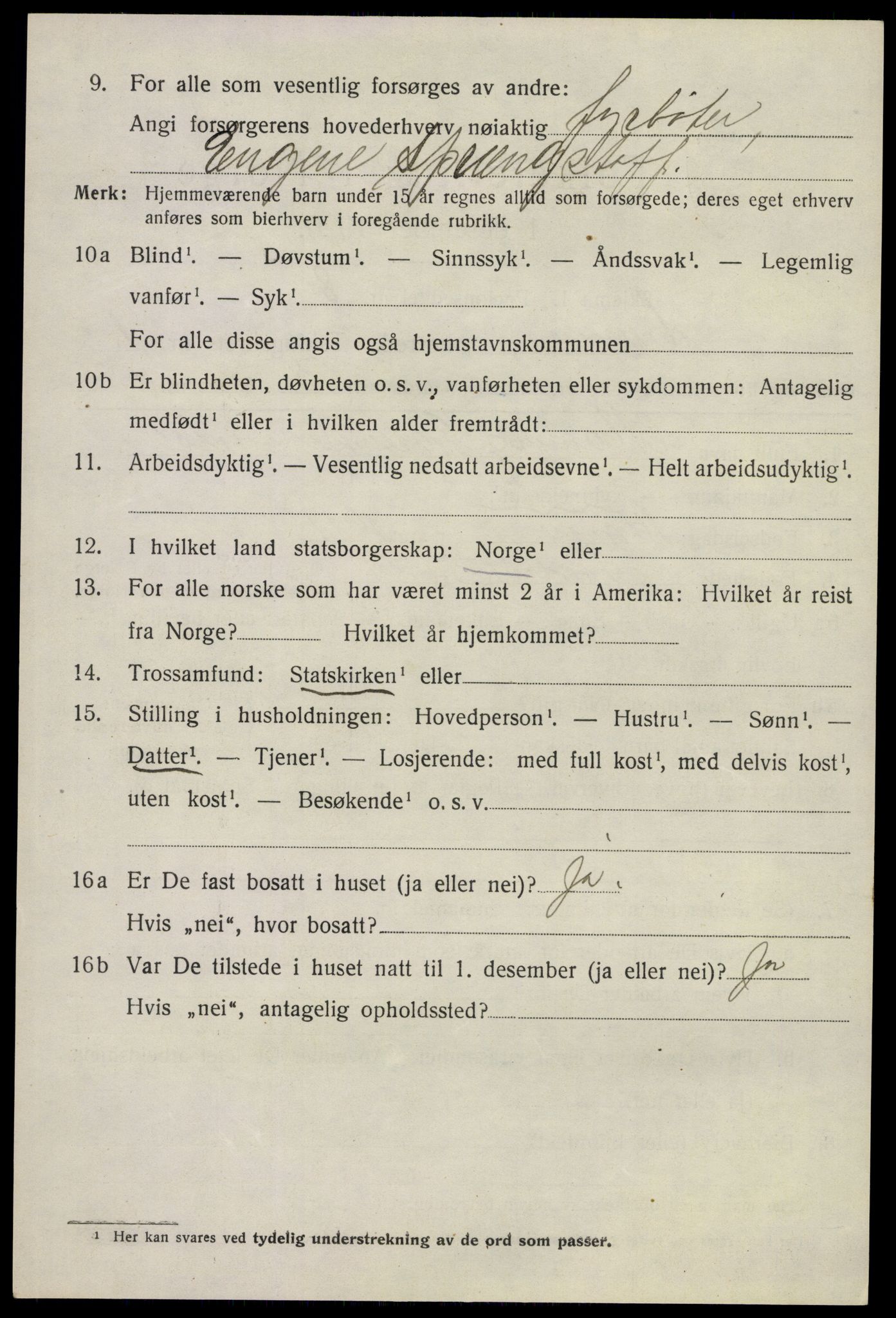 SAKO, Folketelling 1920 for 0628 Hurum herred, 1920, s. 3085