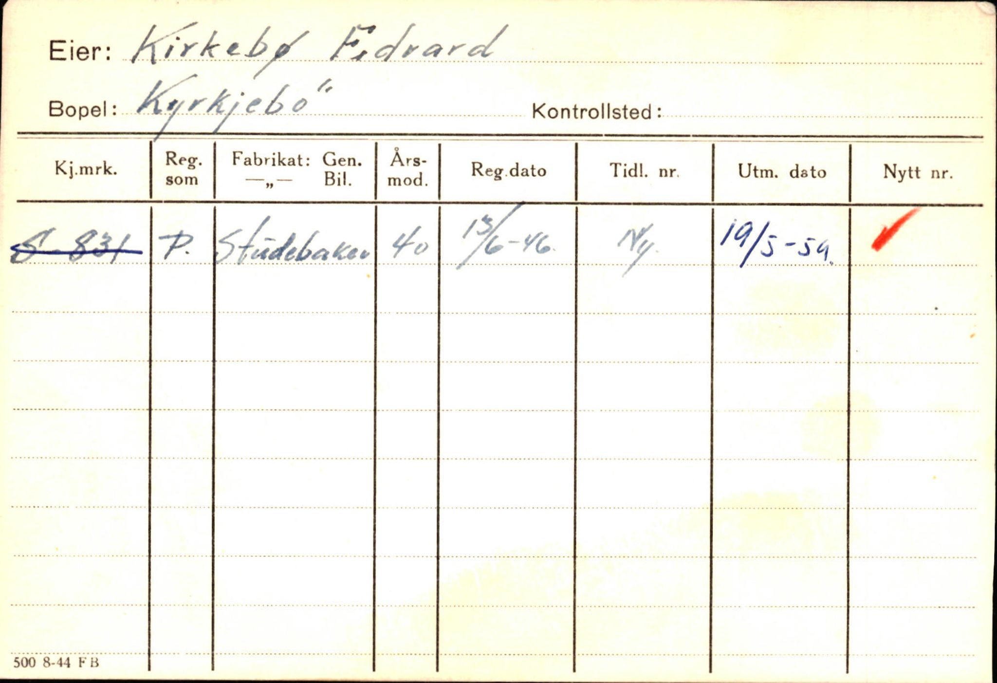 Statens vegvesen, Sogn og Fjordane vegkontor, AV/SAB-A-5301/4/F/L0130: Eigarregister Eid T-Å. Høyanger A-O, 1945-1975, s. 1715