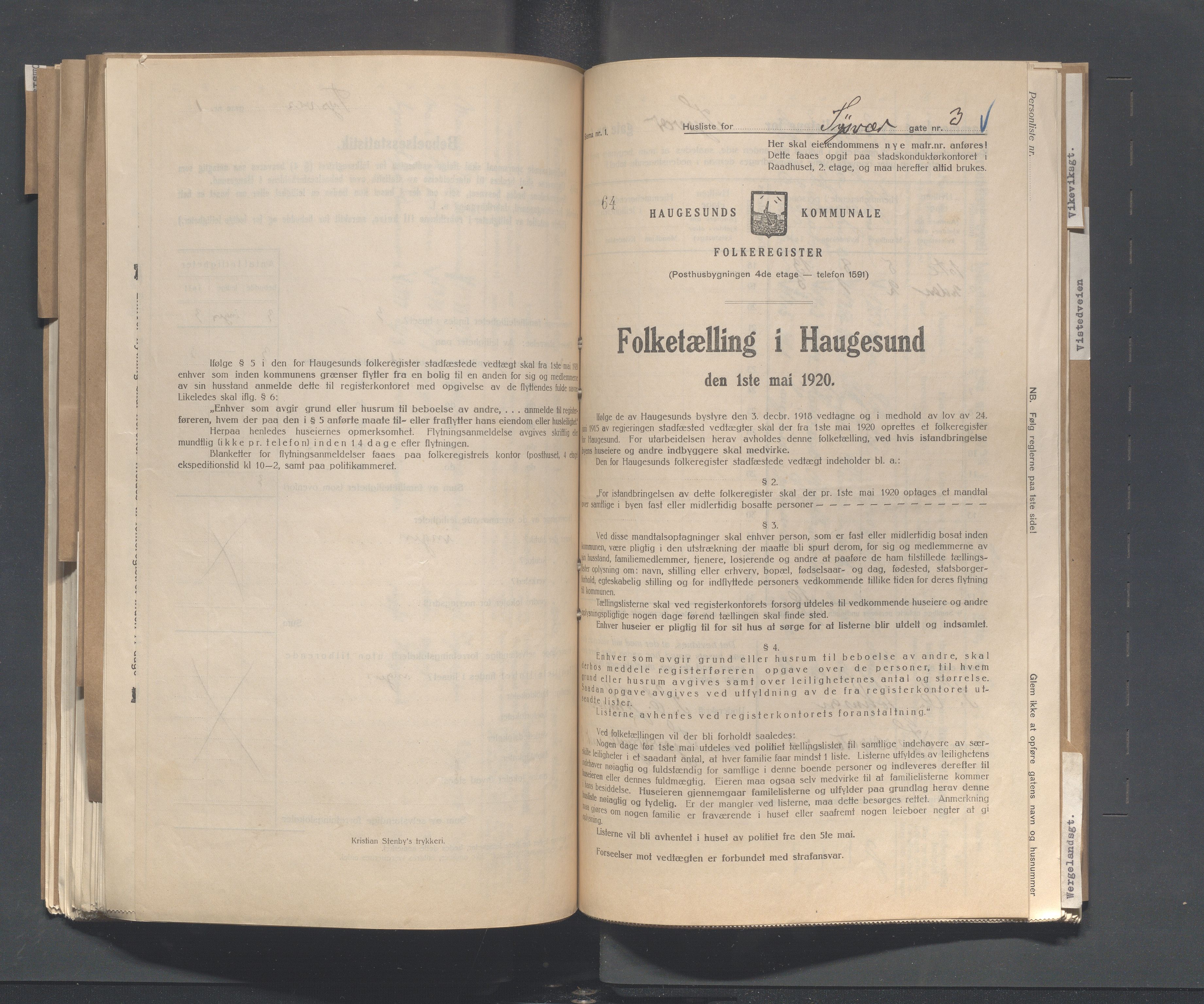 IKAR, Kommunal folketelling 1.5.1920 for Haugesund, 1920, s. 5257