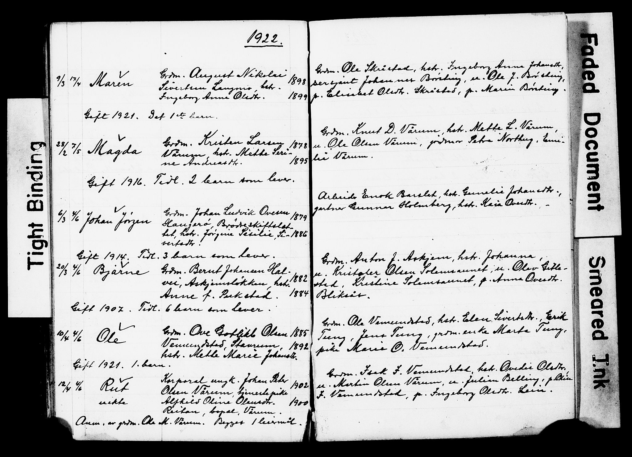 Ministerialprotokoller, klokkerbøker og fødselsregistre - Sør-Trøndelag, AV/SAT-A-1456/646/L0631: Klokkerbok nr. 646C04, 1917-1930