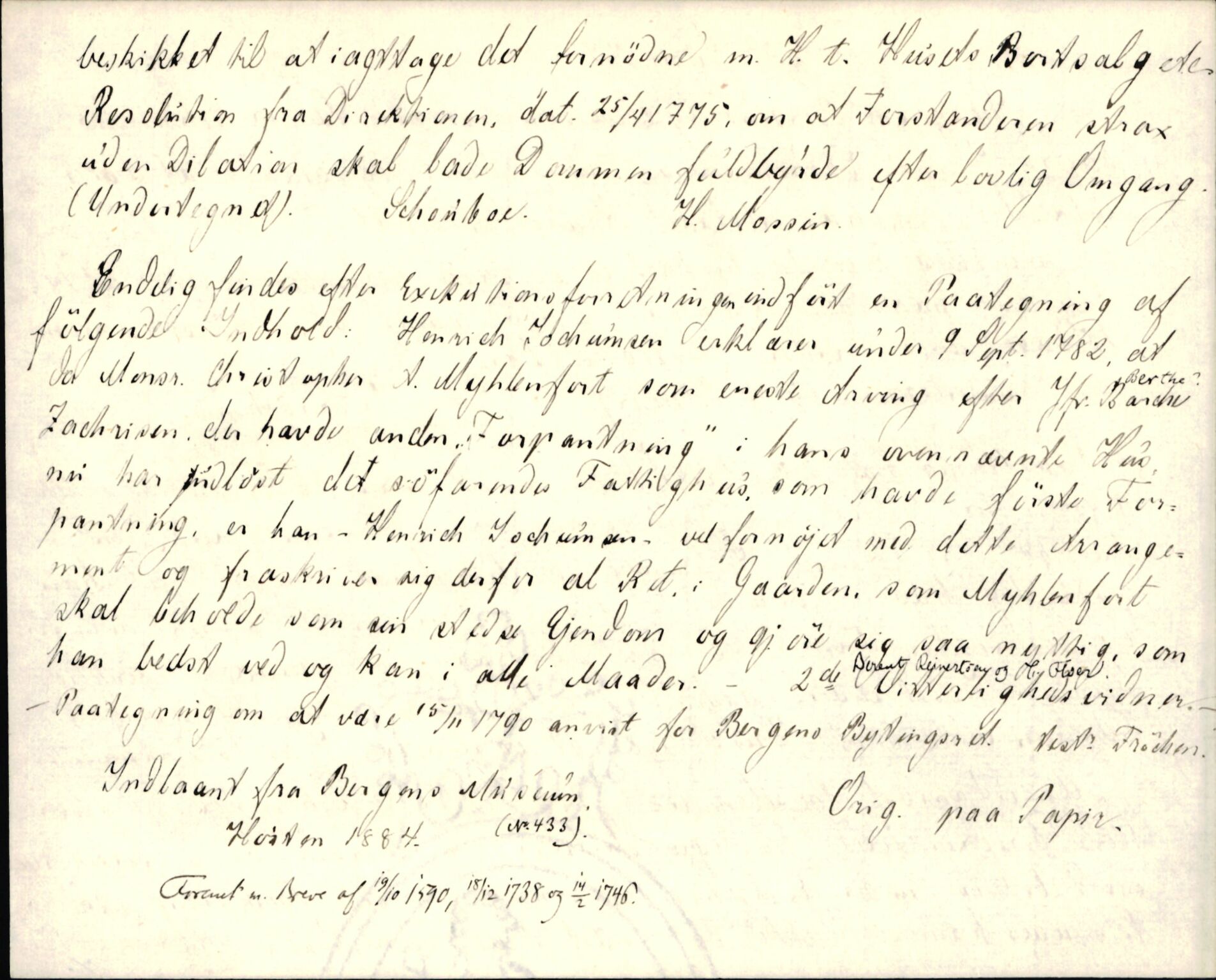 Riksarkivets diplomsamling, AV/RA-EA-5965/F35/F35d/L0006: Innlånte diplomer, seddelregister, 1691-1858, s. 546