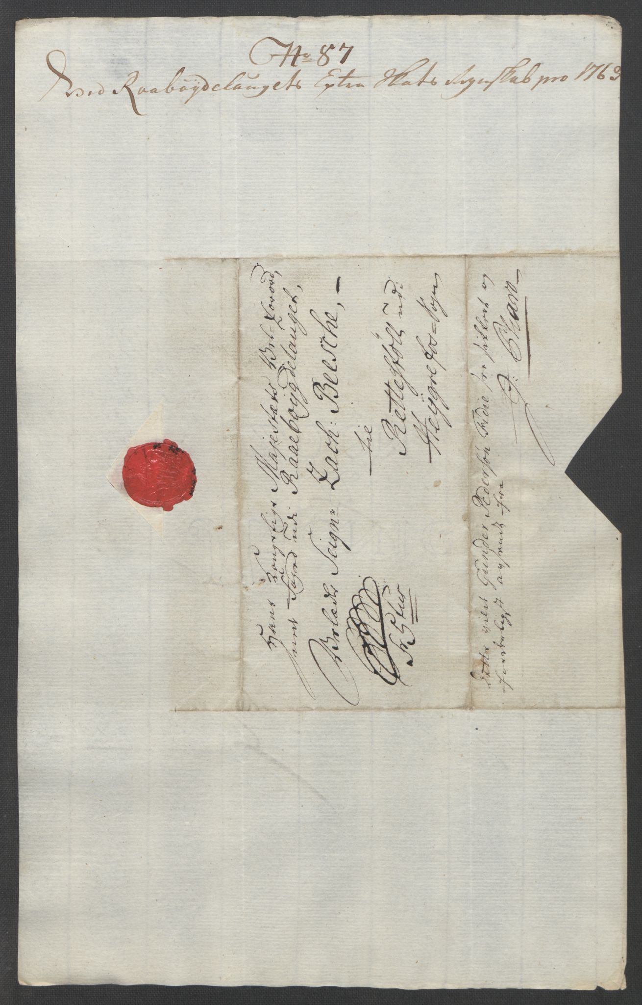 Rentekammeret inntil 1814, Reviderte regnskaper, Fogderegnskap, RA/EA-4092/R40/L2517: Ekstraskatten Råbyggelag, 1762-1763, s. 490