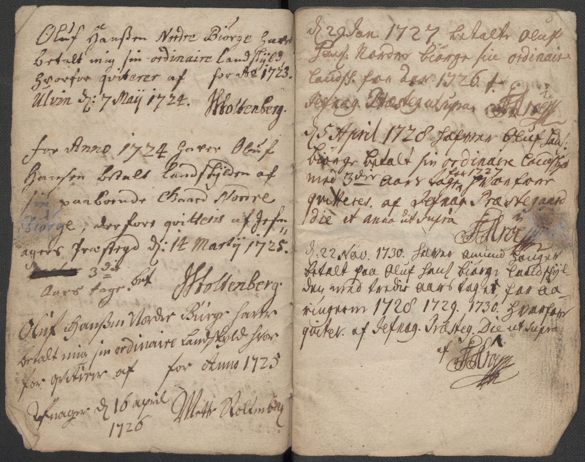 Riksarkivets diplomsamling, AV/RA-EA-5965/F15/L0014: Prestearkiv - Oppland, 1696-1879, s. 47