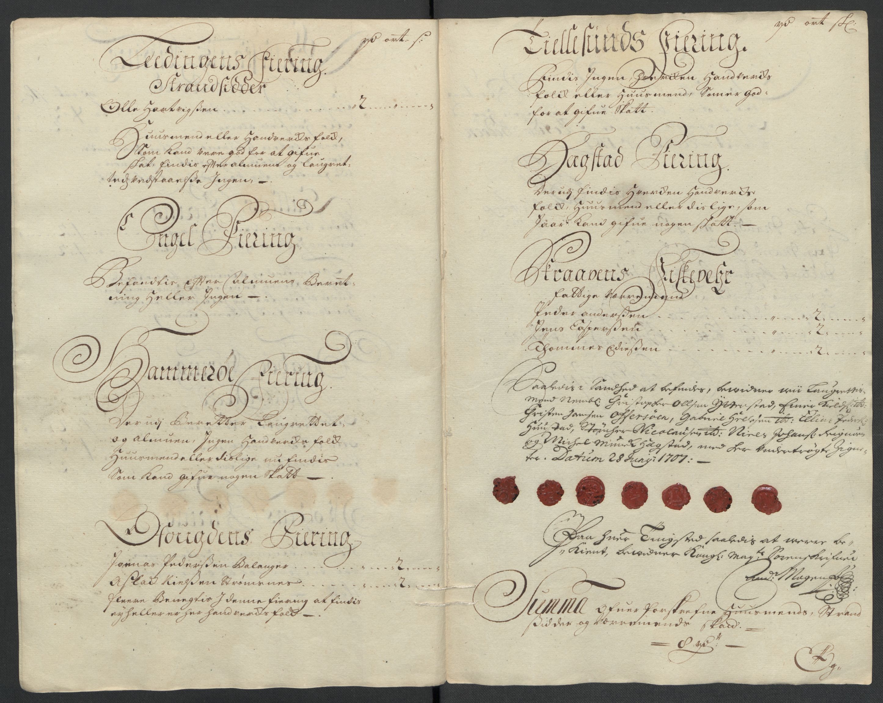 Rentekammeret inntil 1814, Reviderte regnskaper, Fogderegnskap, RA/EA-4092/R66/L4581: Fogderegnskap Salten, 1707-1710, s. 72