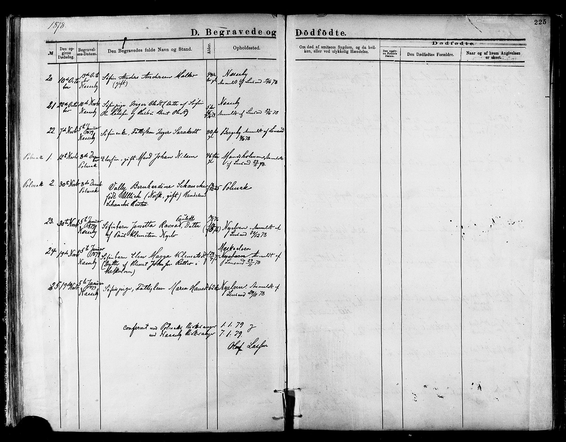 Nesseby sokneprestkontor, SATØ/S-1330/H/Ha/L0004kirke: Ministerialbok nr. 4, 1877-1884, s. 225