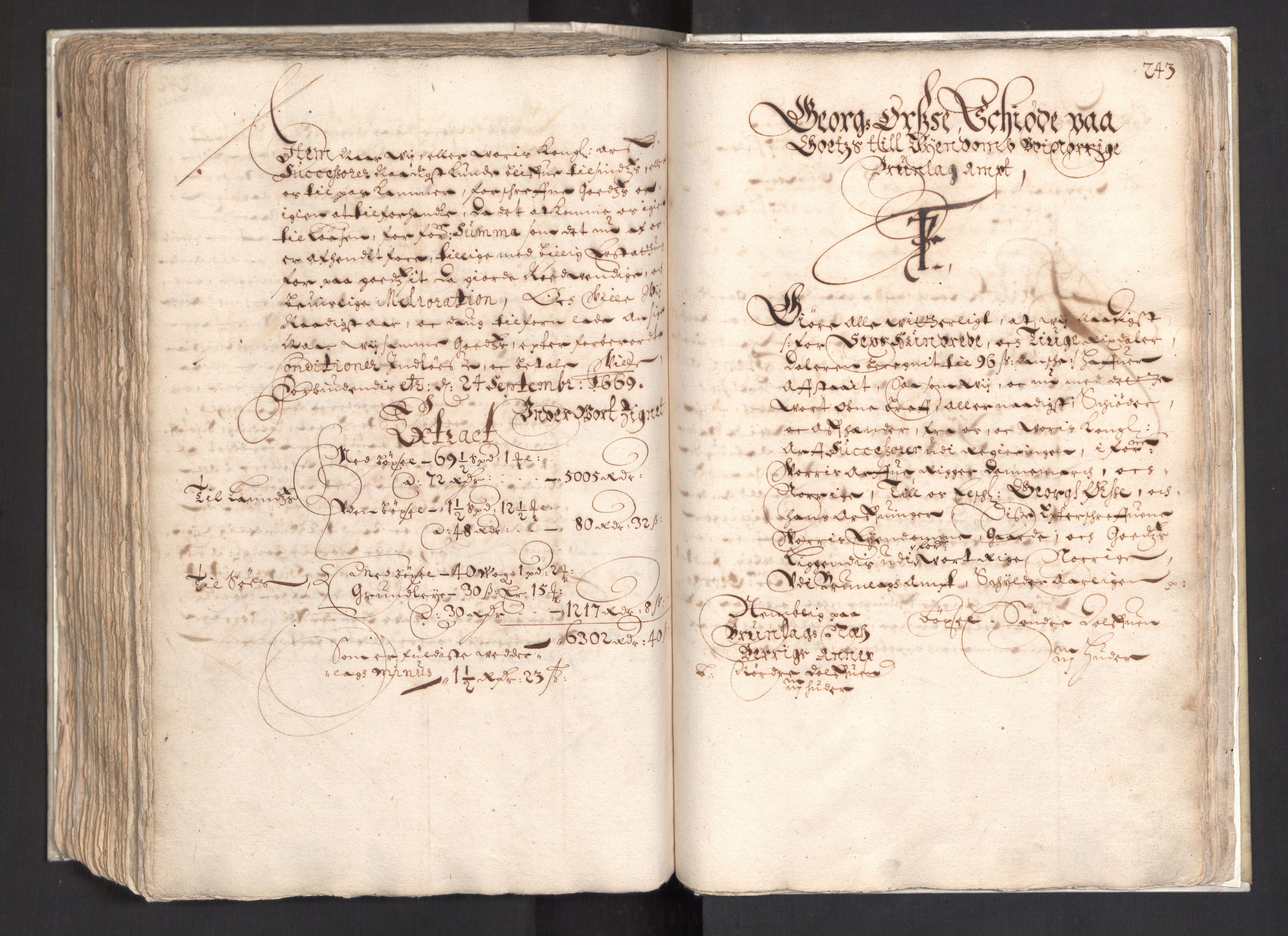 Rentekammeret, Kammerkanselliet, RA/EA-3111/G/Gg/Ggj/Ggja/L0003: Skjøtebok Oa (13), 1661-1669, s. 247