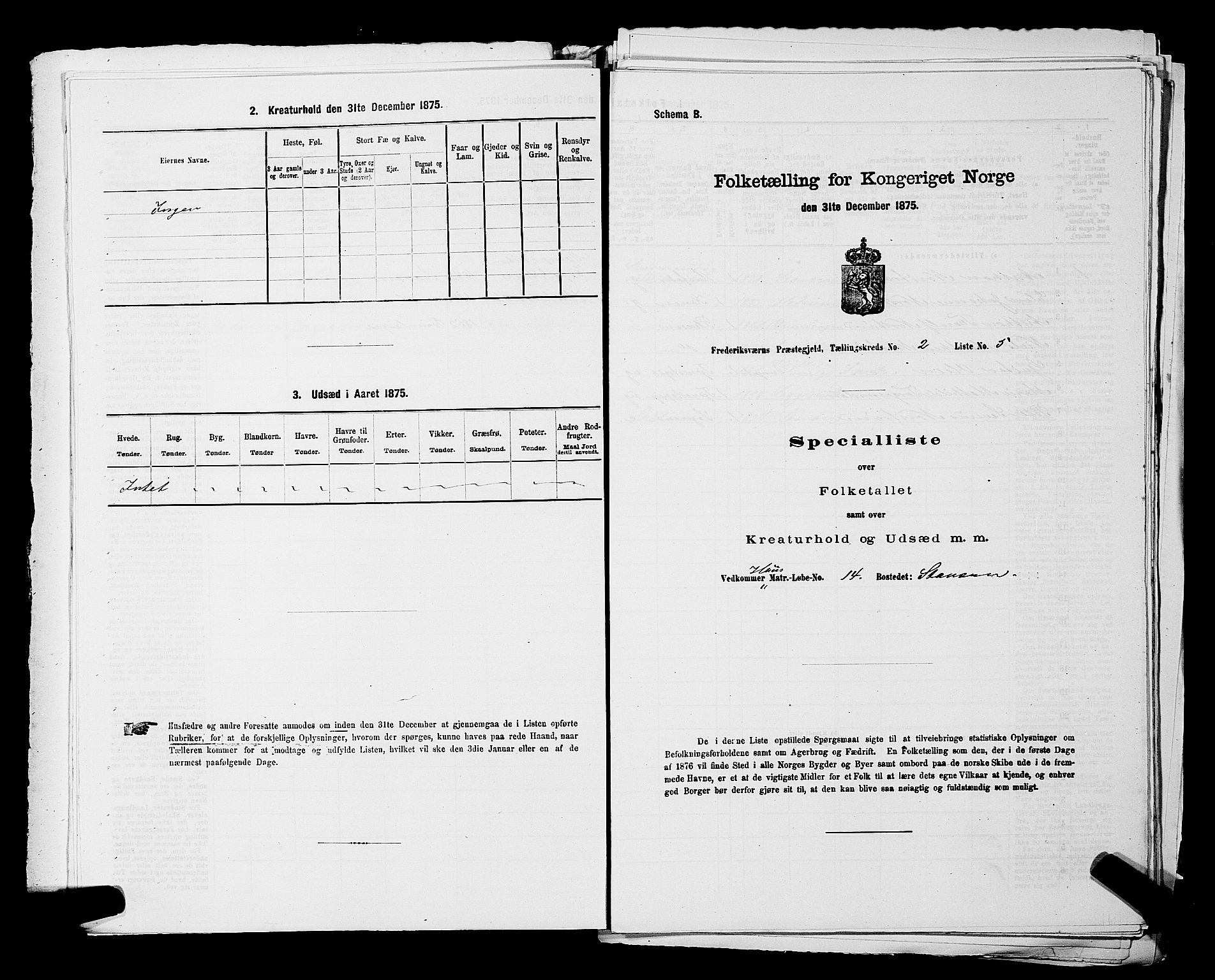 SAKO, Folketelling 1875 for 0798P Fredriksvern prestegjeld, 1875, s. 123