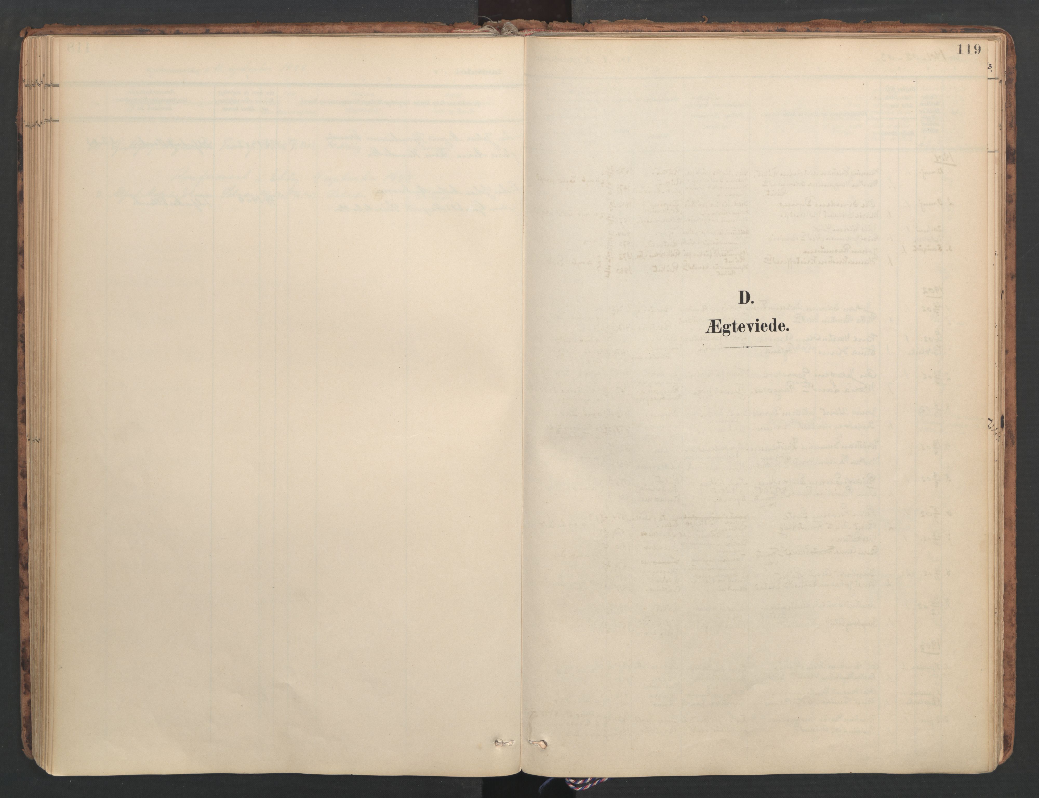 Ministerialprotokoller, klokkerbøker og fødselsregistre - Møre og Romsdal, SAT/A-1454/582/L0948: Ministerialbok nr. 582A02, 1901-1922, s. 119