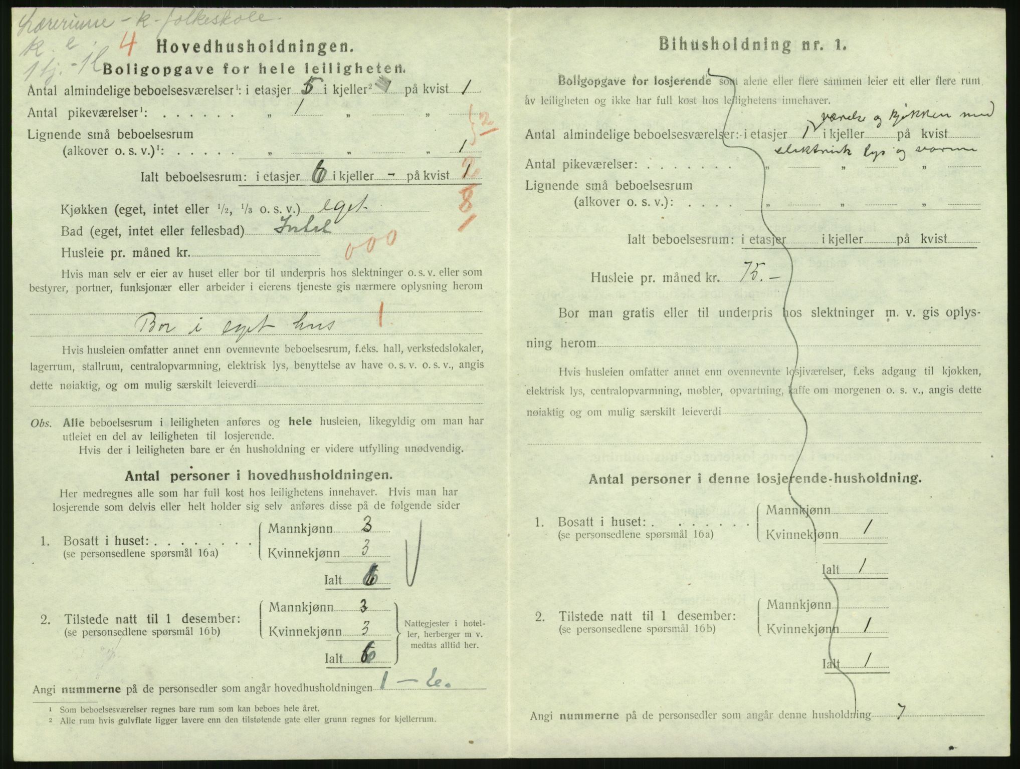 SAH, Folketelling 1920 for 0501 Lillehammer kjøpstad, 1920, s. 1601