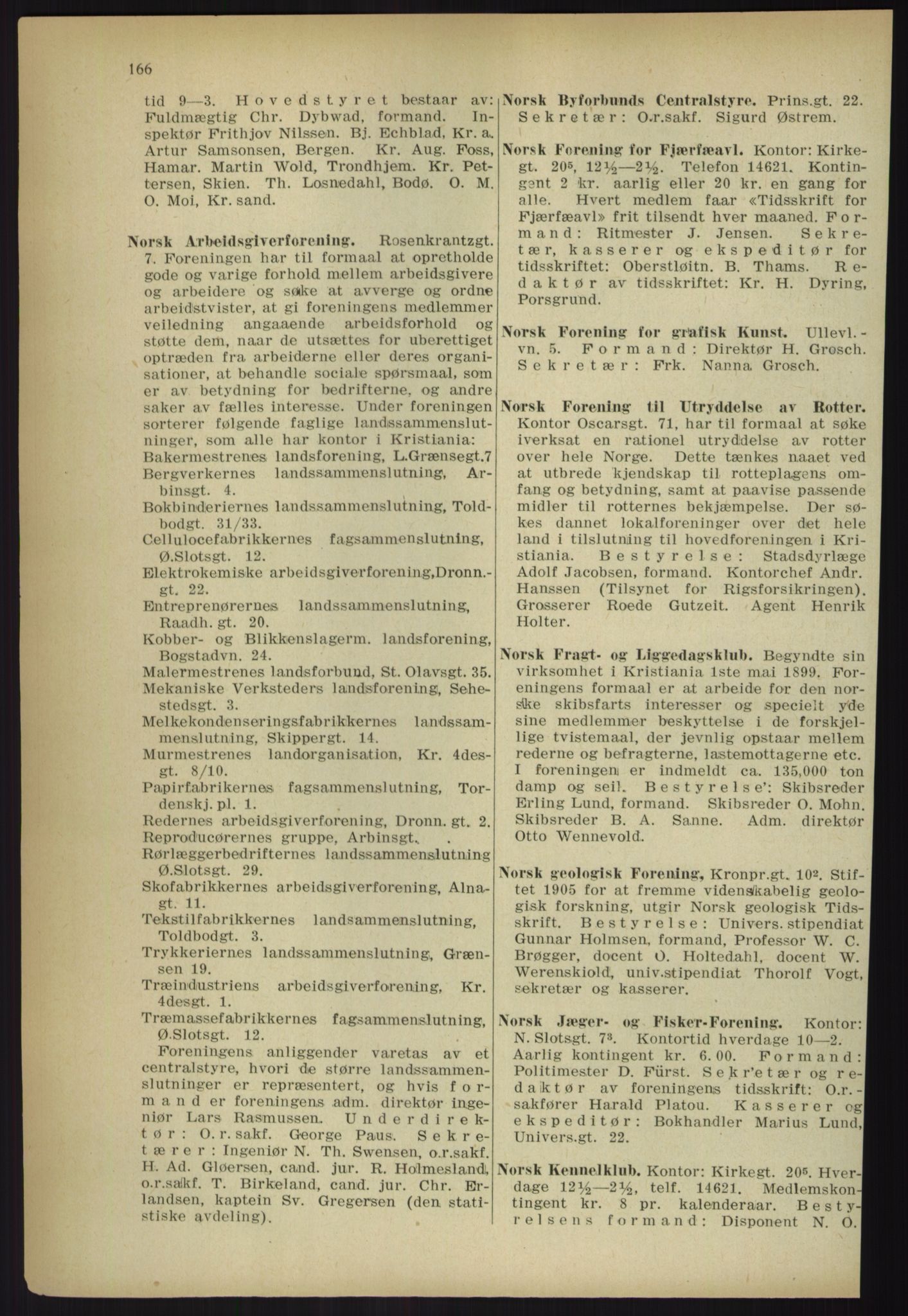 Kristiania/Oslo adressebok, PUBL/-, 1918, s. 179