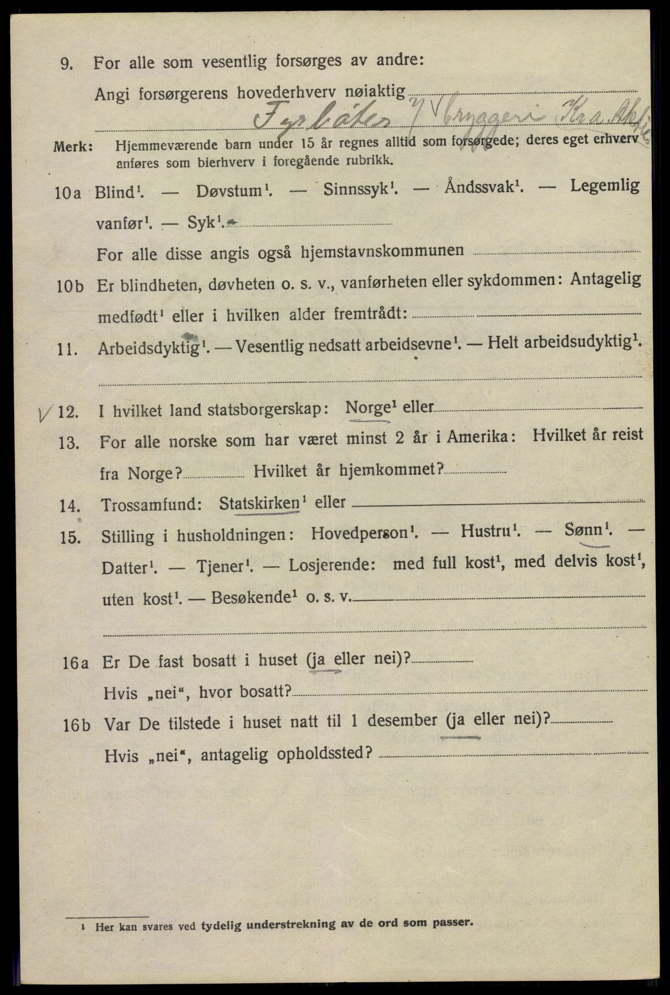 SAO, Folketelling 1920 for 0301 Kristiania kjøpstad, 1920, s. 560158