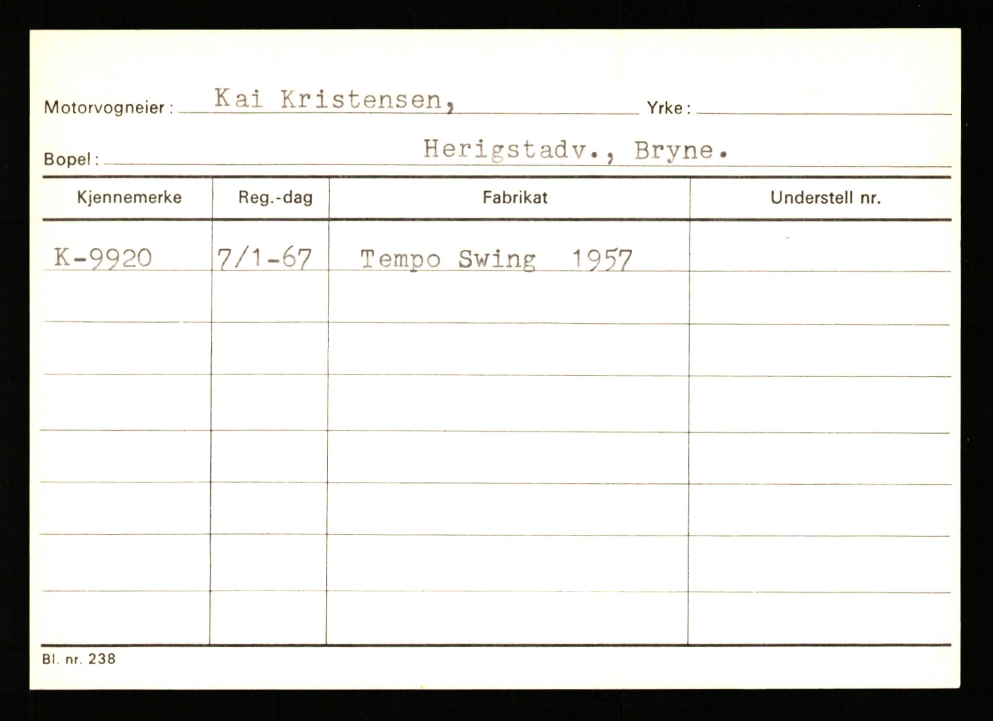 Stavanger trafikkstasjon, AV/SAST-A-101942/0/G/L0002: Registreringsnummer: 5791 - 10405, 1930-1971, s. 2701