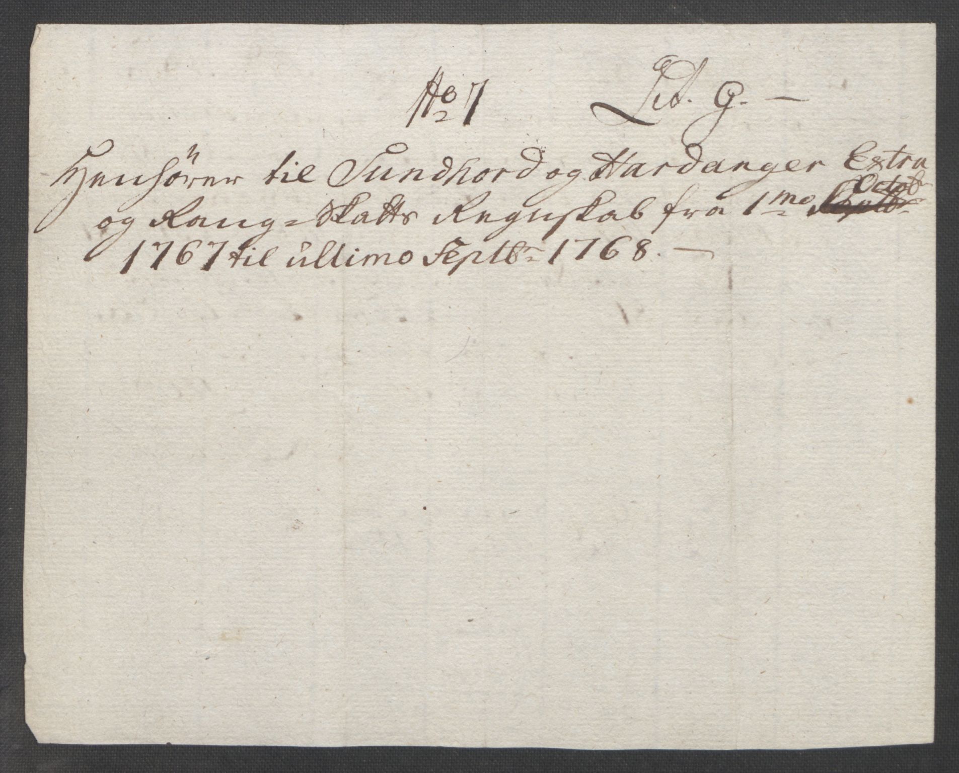 Rentekammeret inntil 1814, Reviderte regnskaper, Fogderegnskap, AV/RA-EA-4092/R48/L3136: Ekstraskatten Sunnhordland og Hardanger, 1762-1772, s. 175