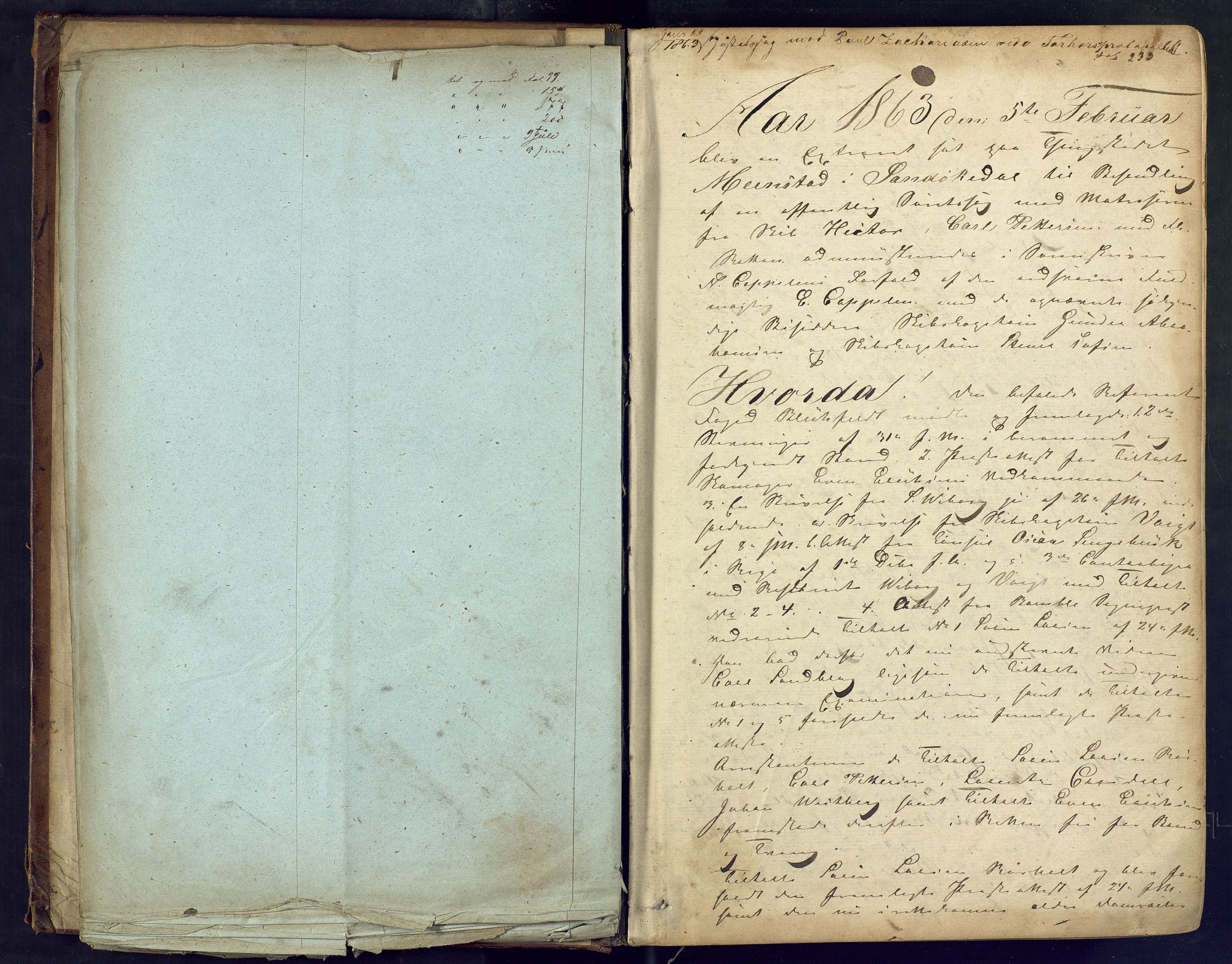 Bamble sorenskriveri, SAKO/A-214/F/Fc/Fcb/L0005: Ekstrarettprotokoll, 1863-1868, s. 0-1