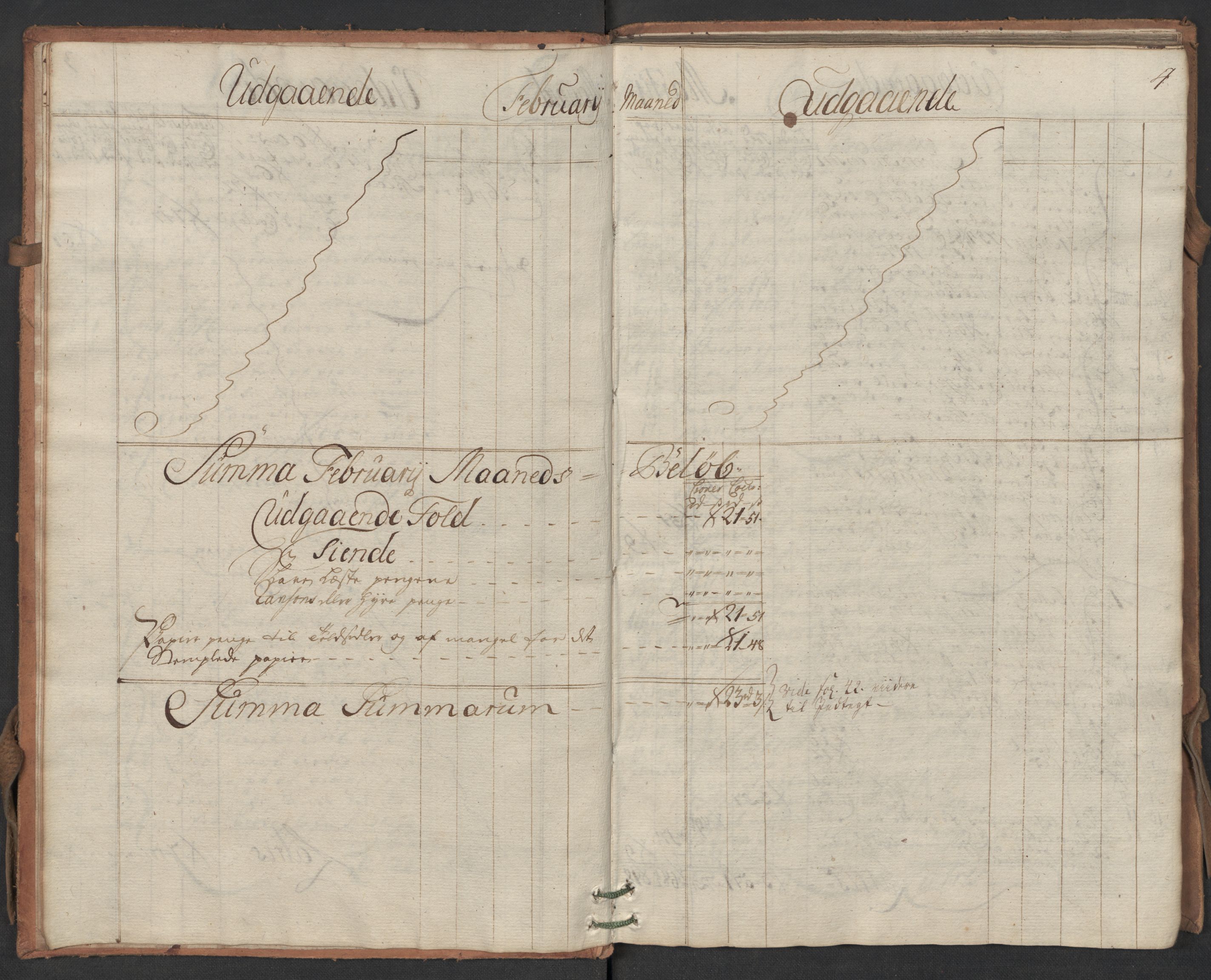 Generaltollkammeret, tollregnskaper, AV/RA-EA-5490/R19/L0017/0005: Tollregnskaper Flekkefjord / Utgående hovedtollbok, 1758