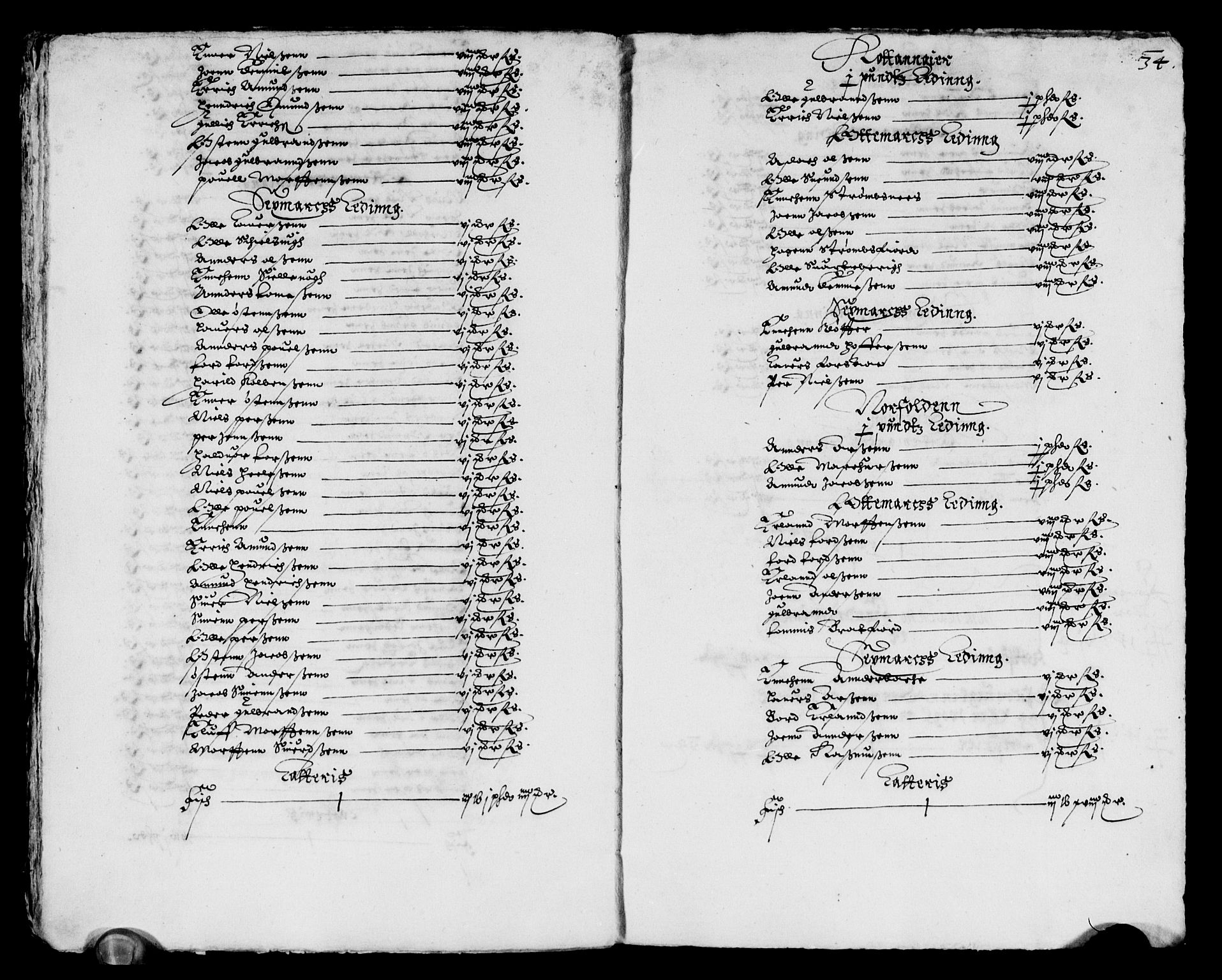 Rentekammeret inntil 1814, Reviderte regnskaper, Lensregnskaper, AV/RA-EA-5023/R/Rb/Rbz/L0026: Nordlandenes len, 1629-1636