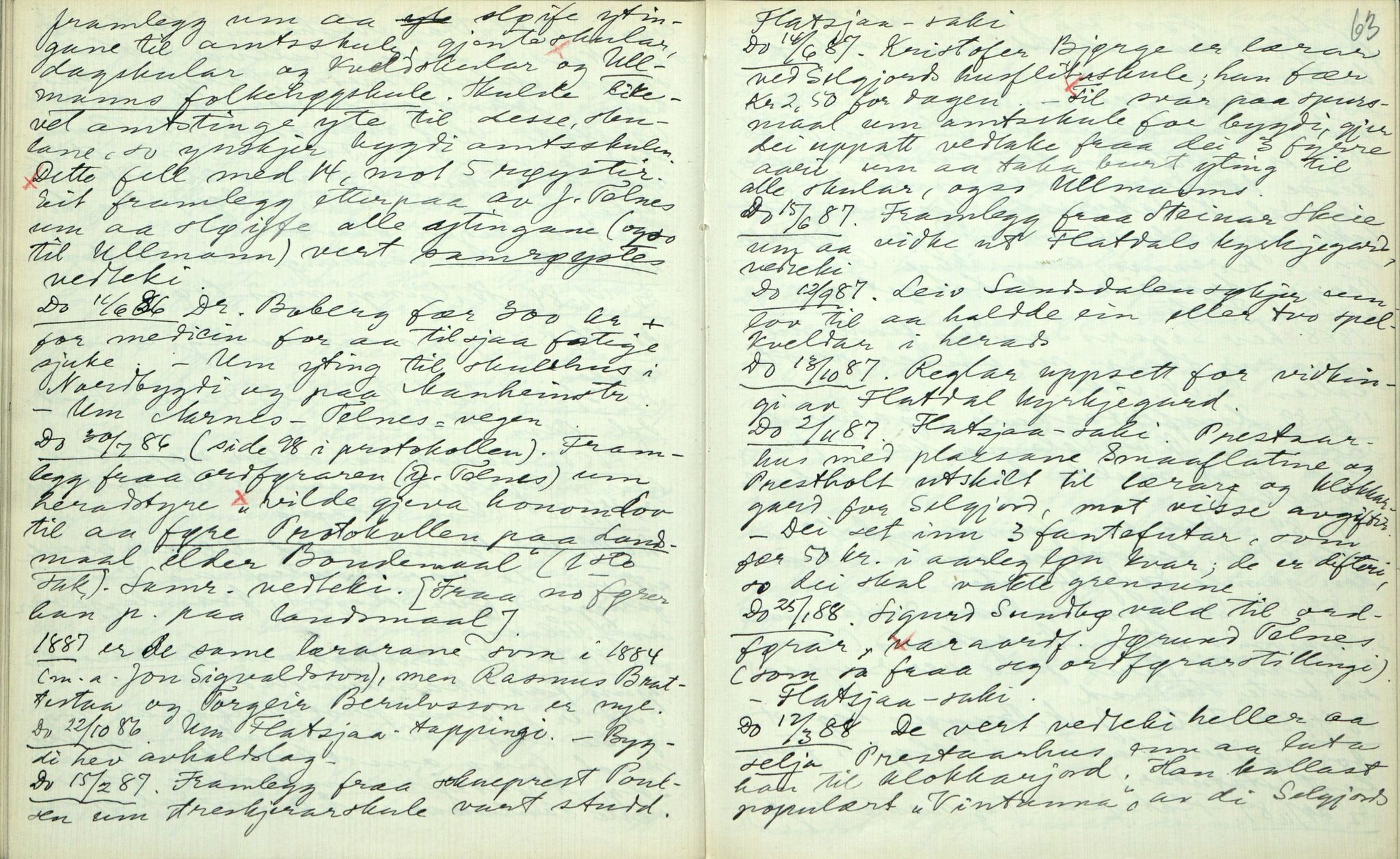 Rikard Berge, TEMU/TGM-A-1003/F/L0002/0027: 031-060 Innholdslister / 57 Folkekunst. Smedarbeid. (Sylv, jarn, gravst, mekanik), 1910, s. 62-63
