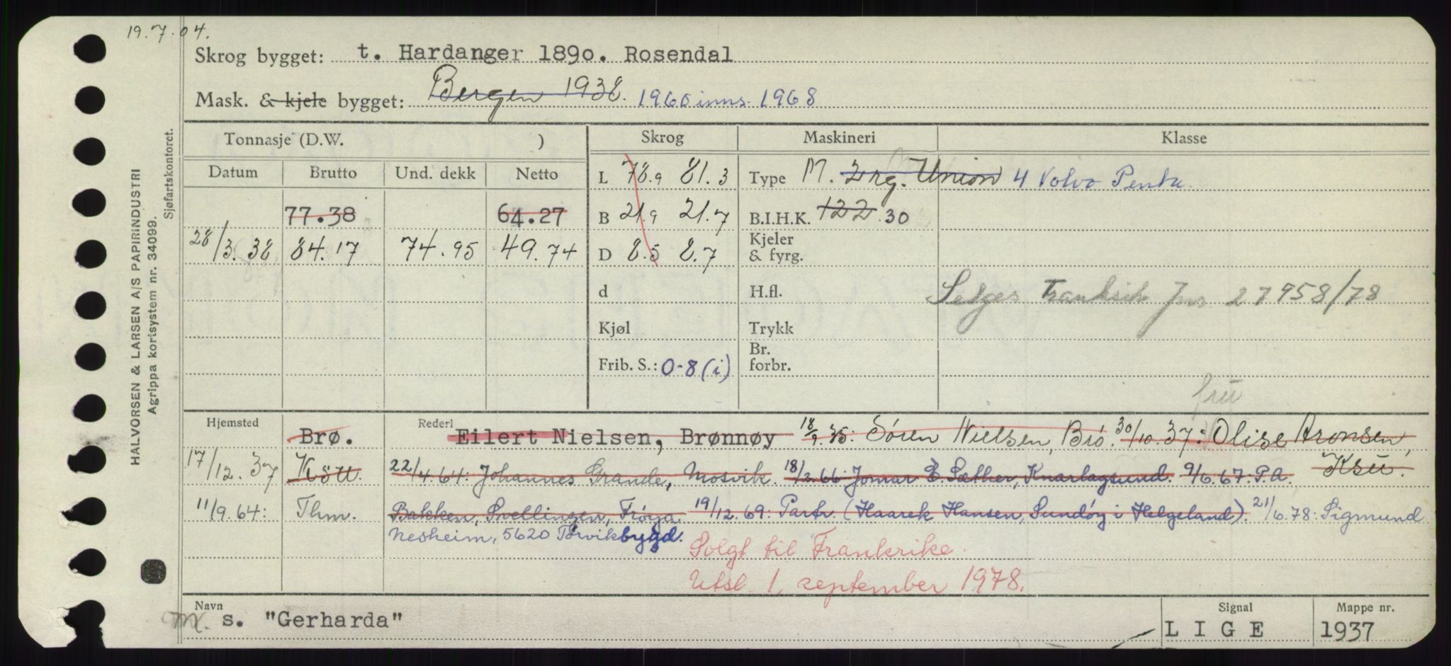 Sjøfartsdirektoratet med forløpere, Skipsmålingen, AV/RA-S-1627/H/Hd/L0012: Fartøy, G-Glø, s. 243