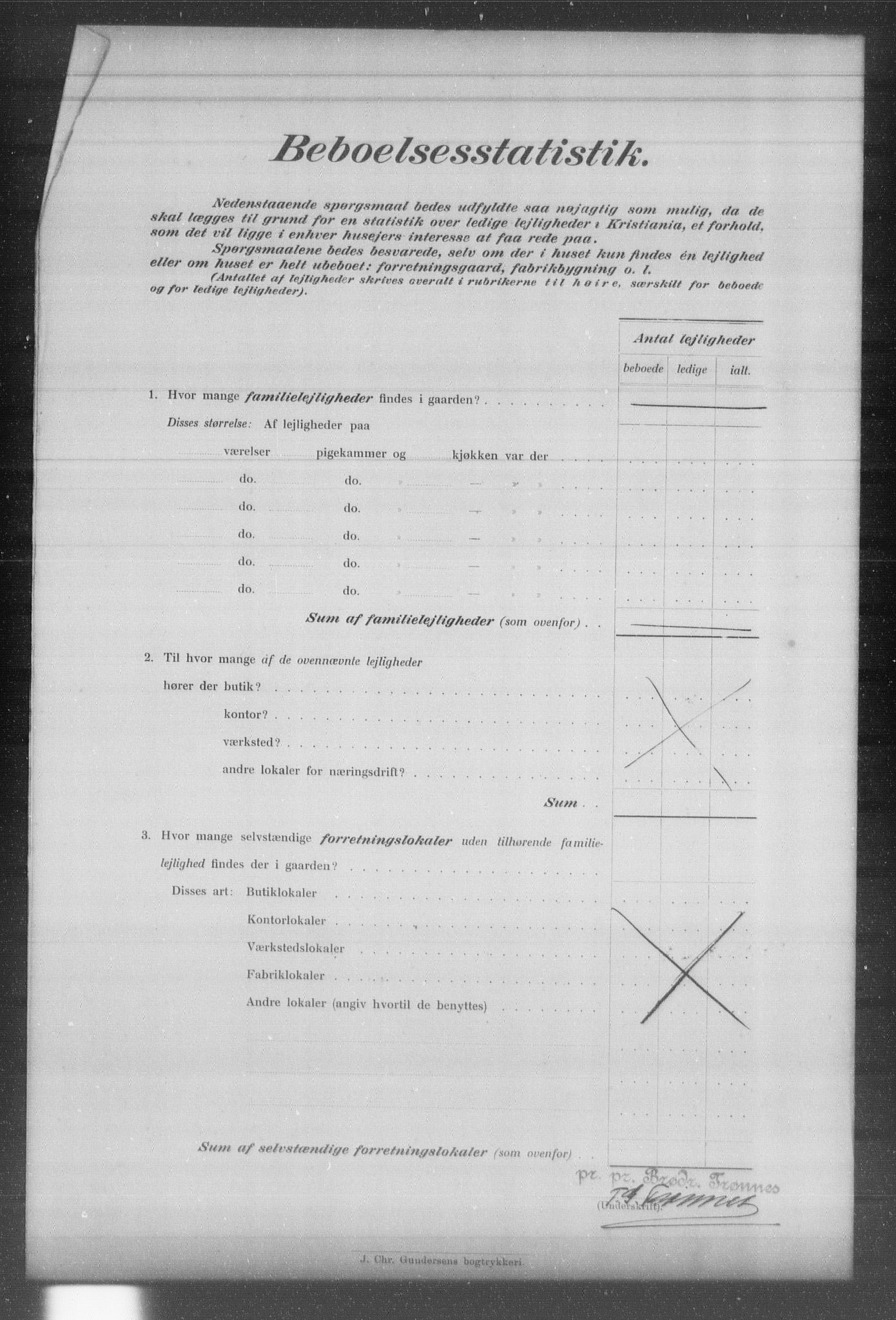 OBA, Kommunal folketelling 31.12.1903 for Kristiania kjøpstad, 1903, s. 9085