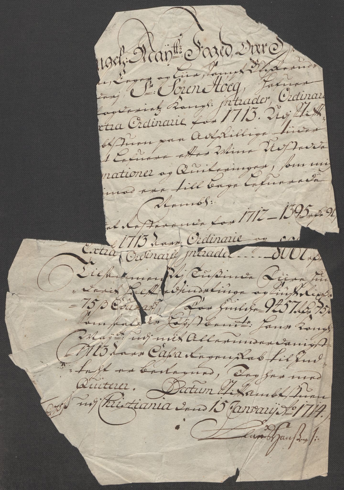 Rentekammeret inntil 1814, Reviderte regnskaper, Fogderegnskap, RA/EA-4092/R31/L1708: Fogderegnskap Hurum, Røyken, Eiker, Lier og Buskerud, 1713, s. 437