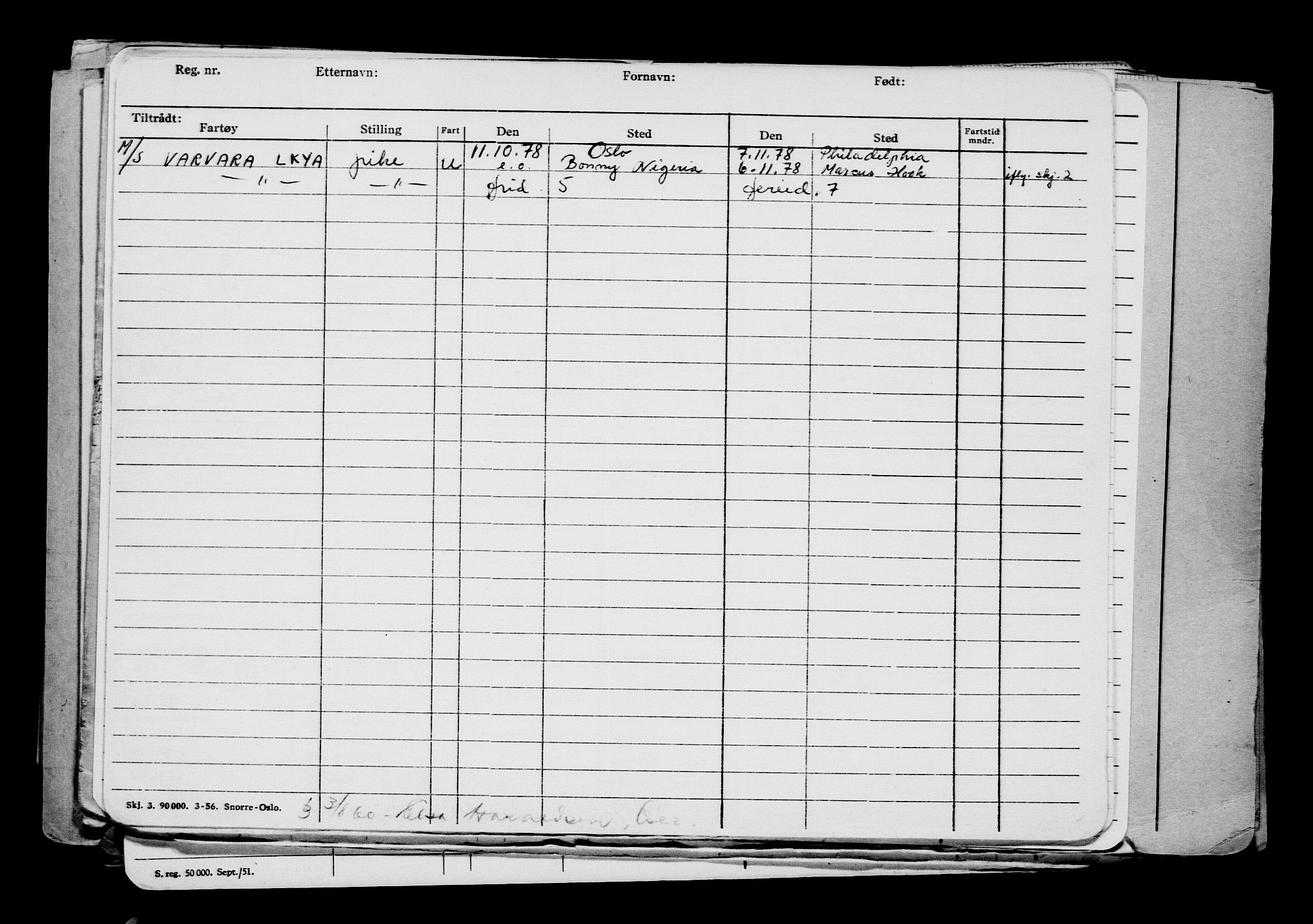 Direktoratet for sjømenn, AV/RA-S-3545/G/Gb/L0176: Hovedkort, 1920, s. 467