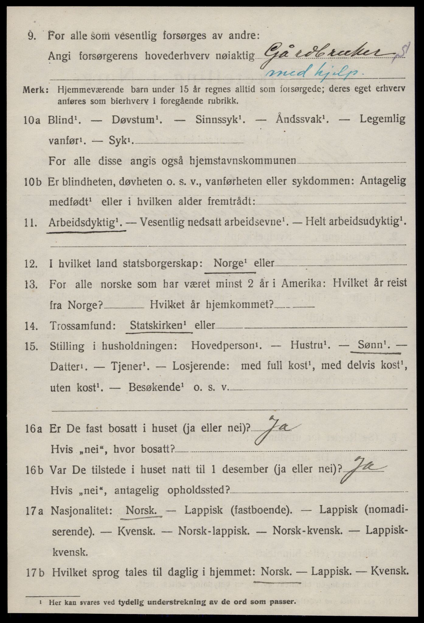 SAT, Folketelling 1920 for 1626 Stjørna herred, 1920, s. 4609