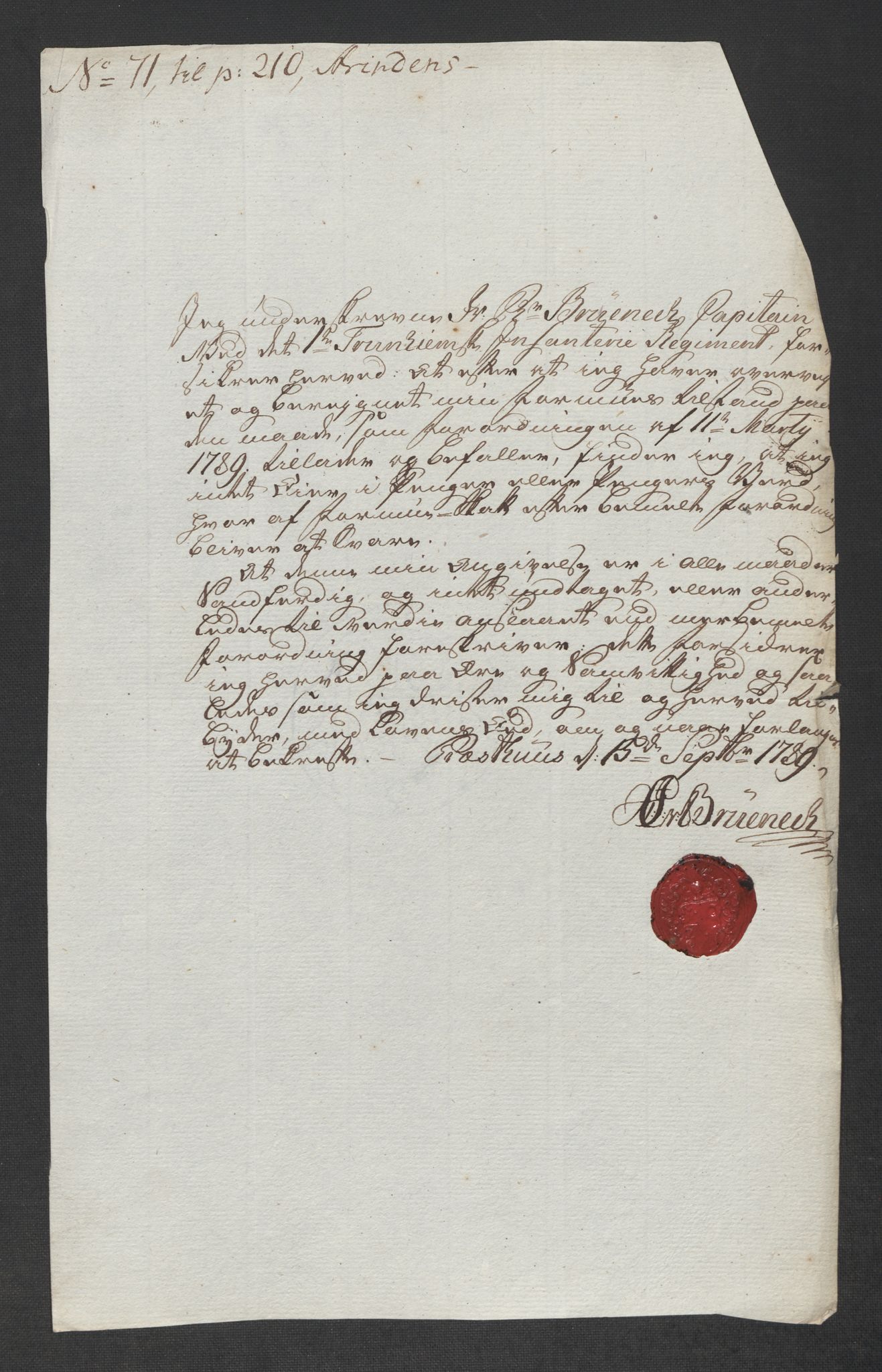 Rentekammeret inntil 1814, Reviderte regnskaper, Mindre regnskaper, AV/RA-EA-4068/Rf/Rfe/L0047: Strinda og Selbu fogderi. Strømsø, 1789, s. 246