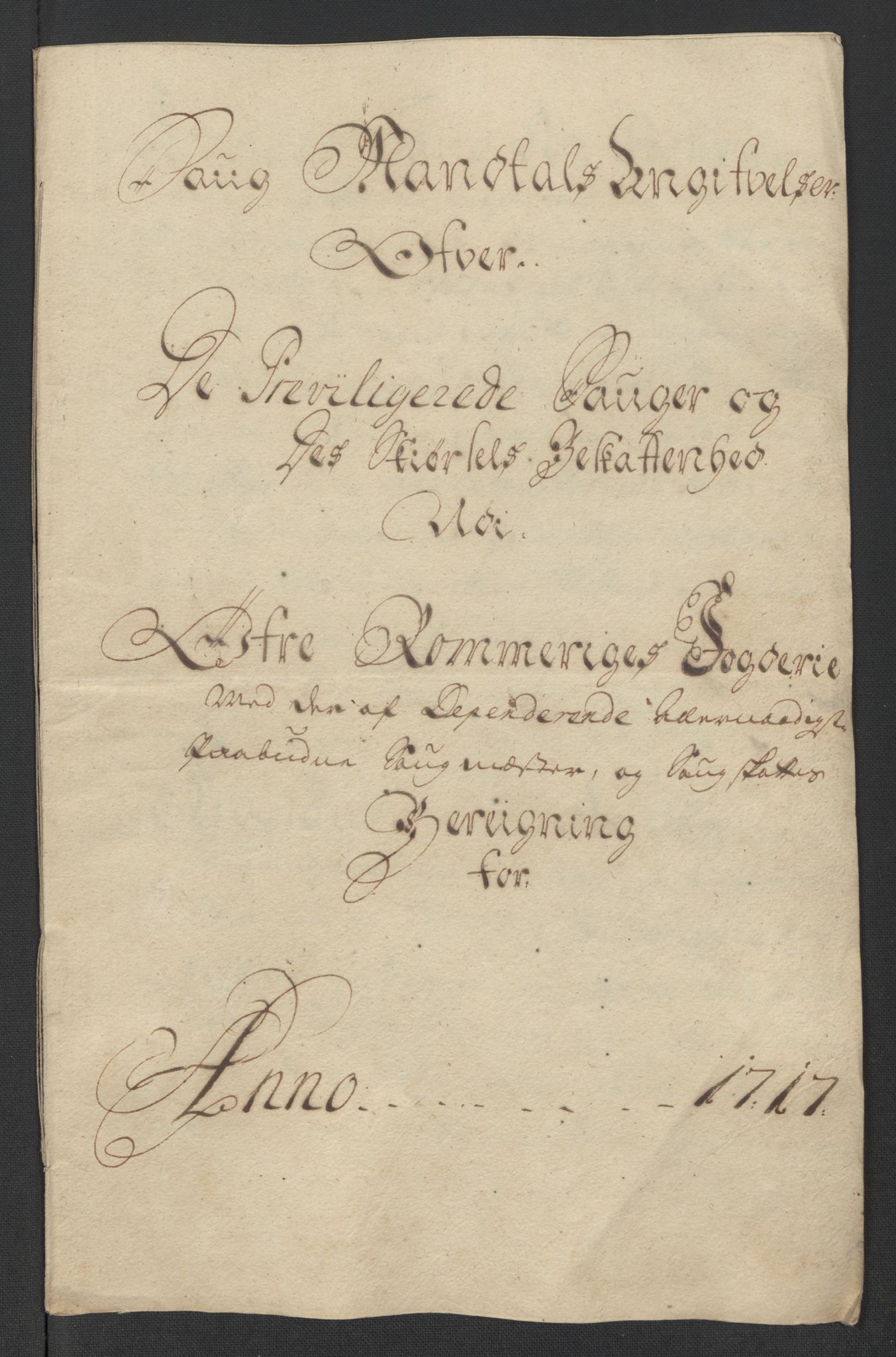 Rentekammeret inntil 1814, Reviderte regnskaper, Fogderegnskap, RA/EA-4092/R12/L0726: Fogderegnskap Øvre Romerike, 1717, s. 163