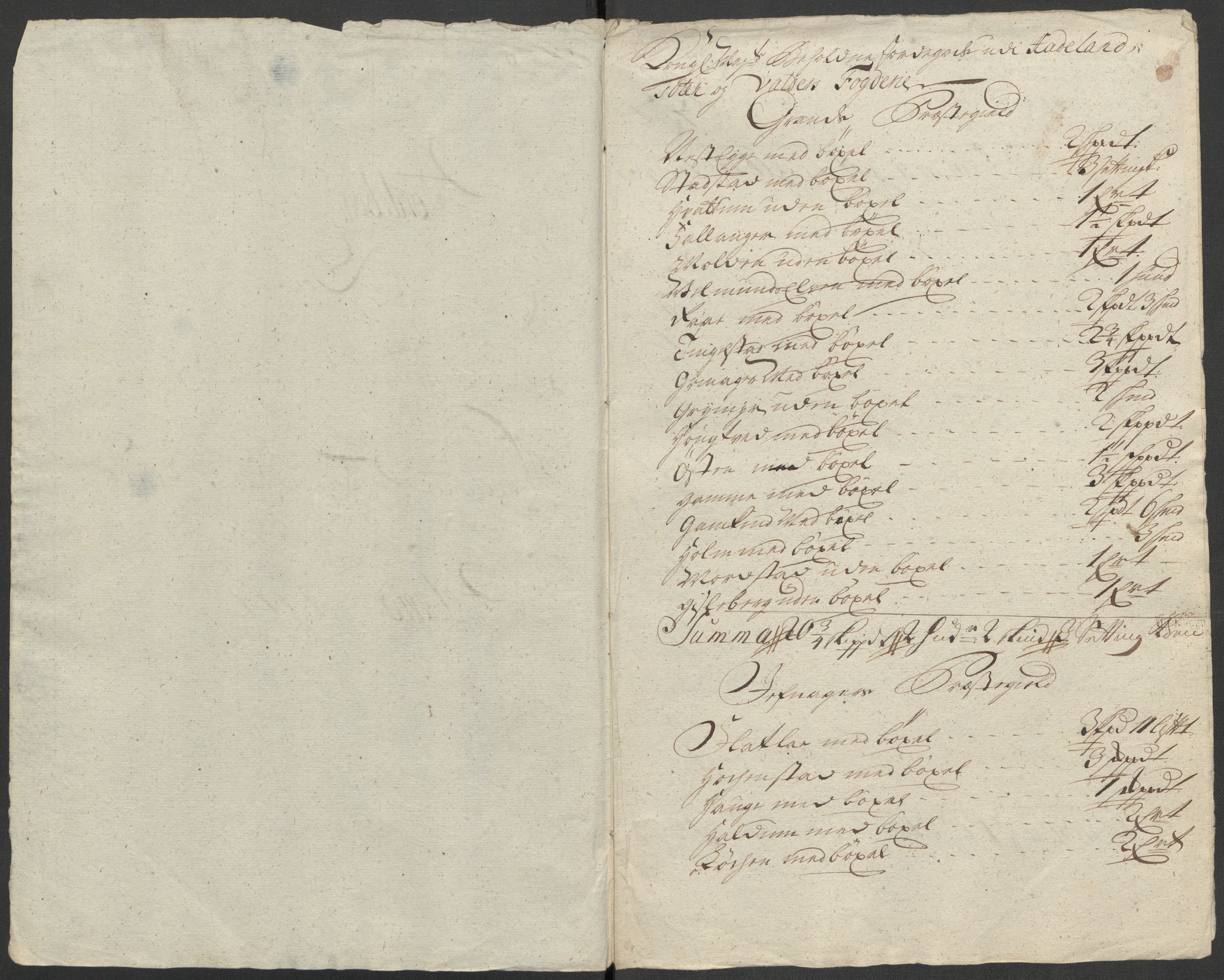 Rentekammeret inntil 1814, Reviderte regnskaper, Fogderegnskap, AV/RA-EA-4092/R18/L1318: Fogderegnskap Hadeland, Toten og Valdres, 1717, s. 60