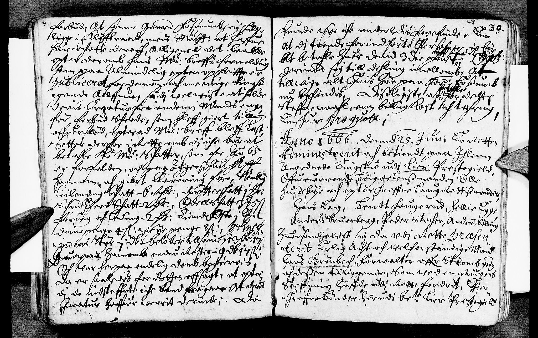 Lier, Røyken og Hurum sorenskriveri, SAKO/A-89/F/Fa/L0007: Tingbok, 1666, s. 30