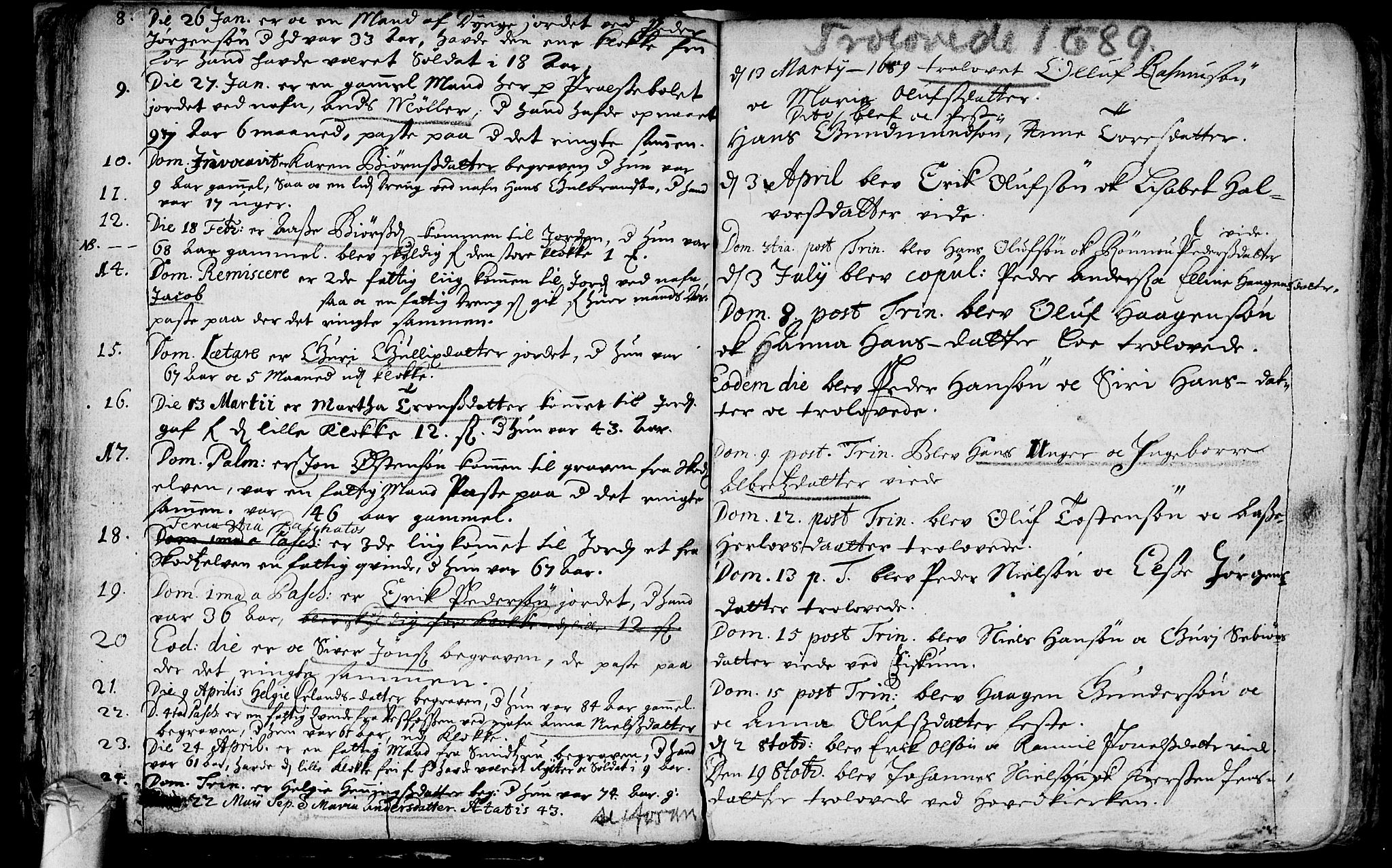 Eiker kirkebøker, AV/SAKO-A-4/F/Fa/L0001: Ministerialbok nr. I 1 /1, 1683-1704