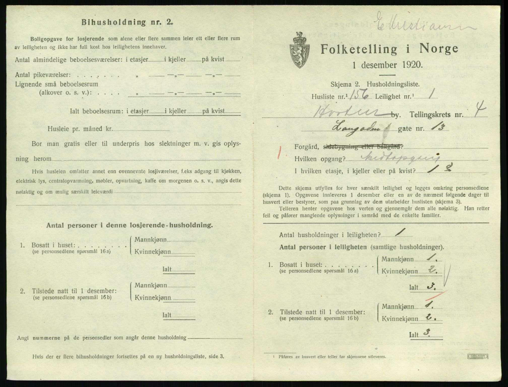 SAKO, Folketelling 1920 for 0703 Horten kjøpstad, 1920, s. 5607