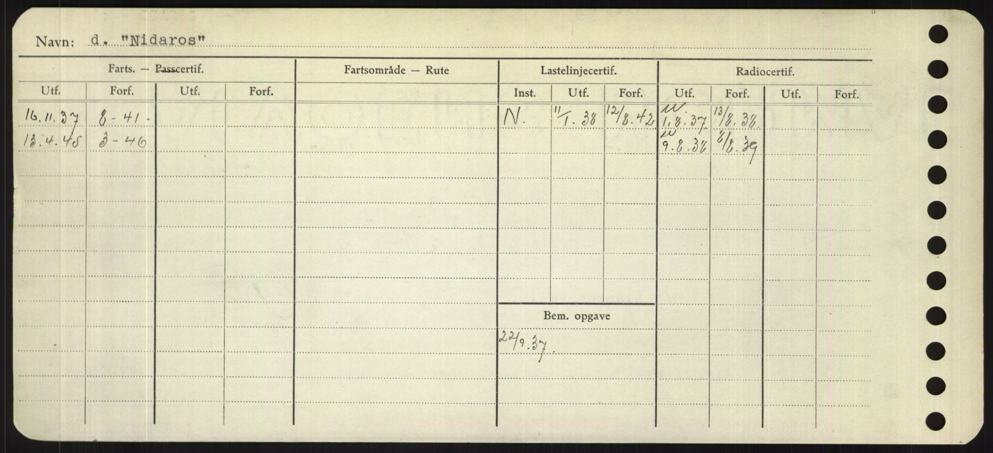 Sjøfartsdirektoratet med forløpere, Skipsmålingen, RA/S-1627/H/Hd/L0026: Fartøy, N-Norhol, s. 196