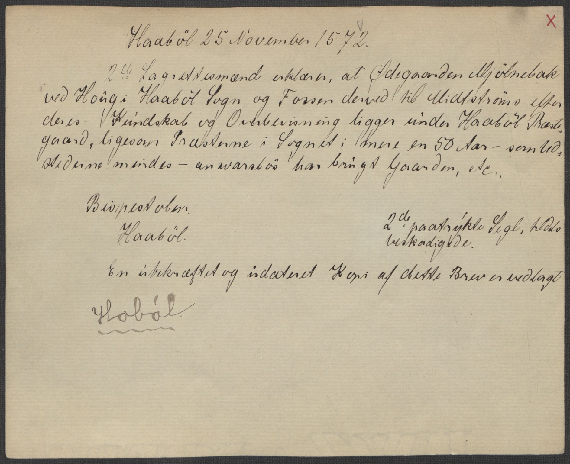 Riksarkivets diplomsamling, AV/RA-EA-5965/F15/L0005: Prestearkiv - Østfold, 1572-1830, s. 46