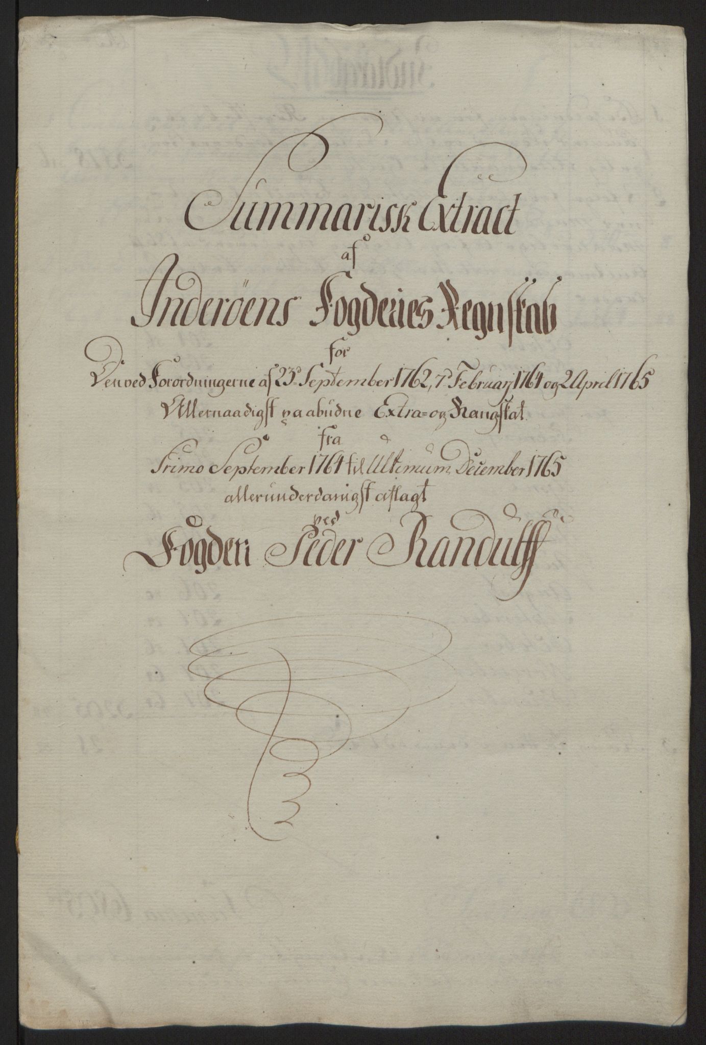Rentekammeret inntil 1814, Reviderte regnskaper, Fogderegnskap, RA/EA-4092/R63/L4420: Ekstraskatten Inderøy, 1762-1772, s. 170