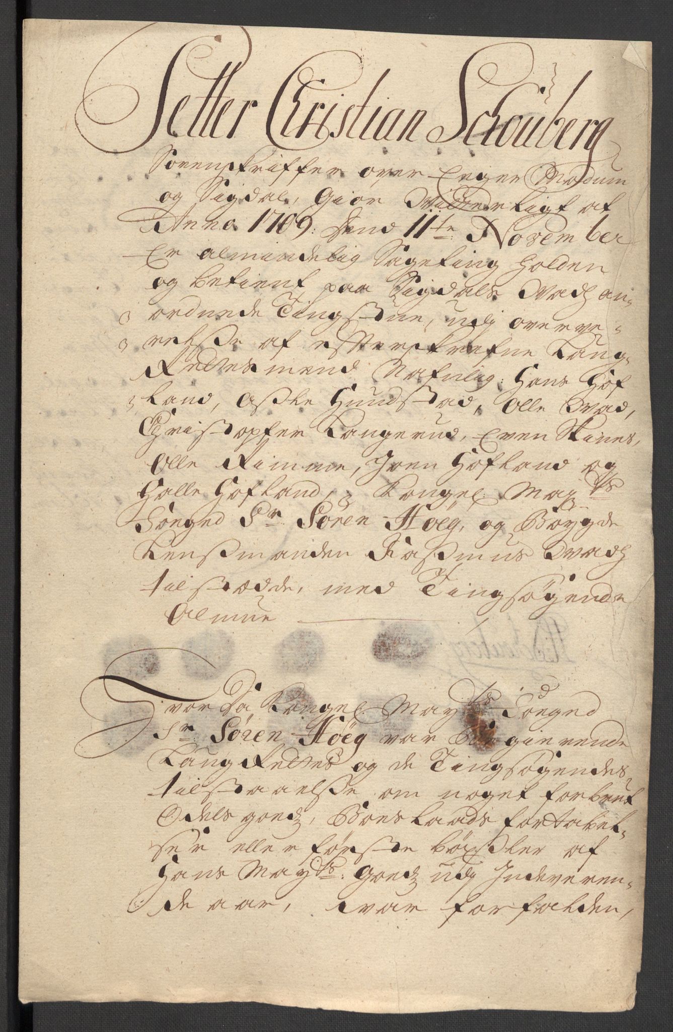 Rentekammeret inntil 1814, Reviderte regnskaper, Fogderegnskap, RA/EA-4092/R31/L1703: Fogderegnskap Hurum, Røyken, Eiker, Lier og Buskerud, 1709, s. 39