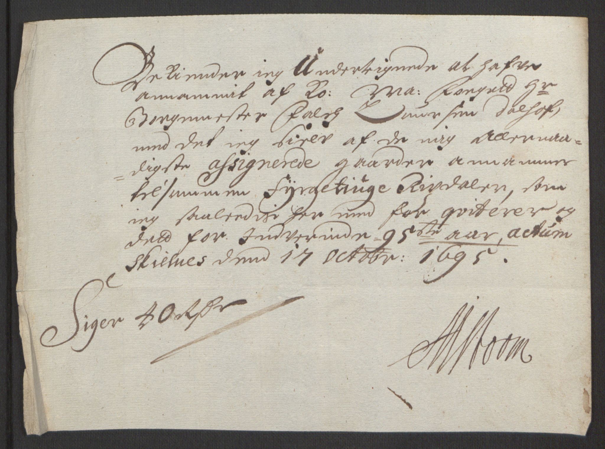 Rentekammeret inntil 1814, Reviderte regnskaper, Fogderegnskap, AV/RA-EA-4092/R48/L2976: Fogderegnskap Sunnhordland og Hardanger, 1695-1696, s. 108
